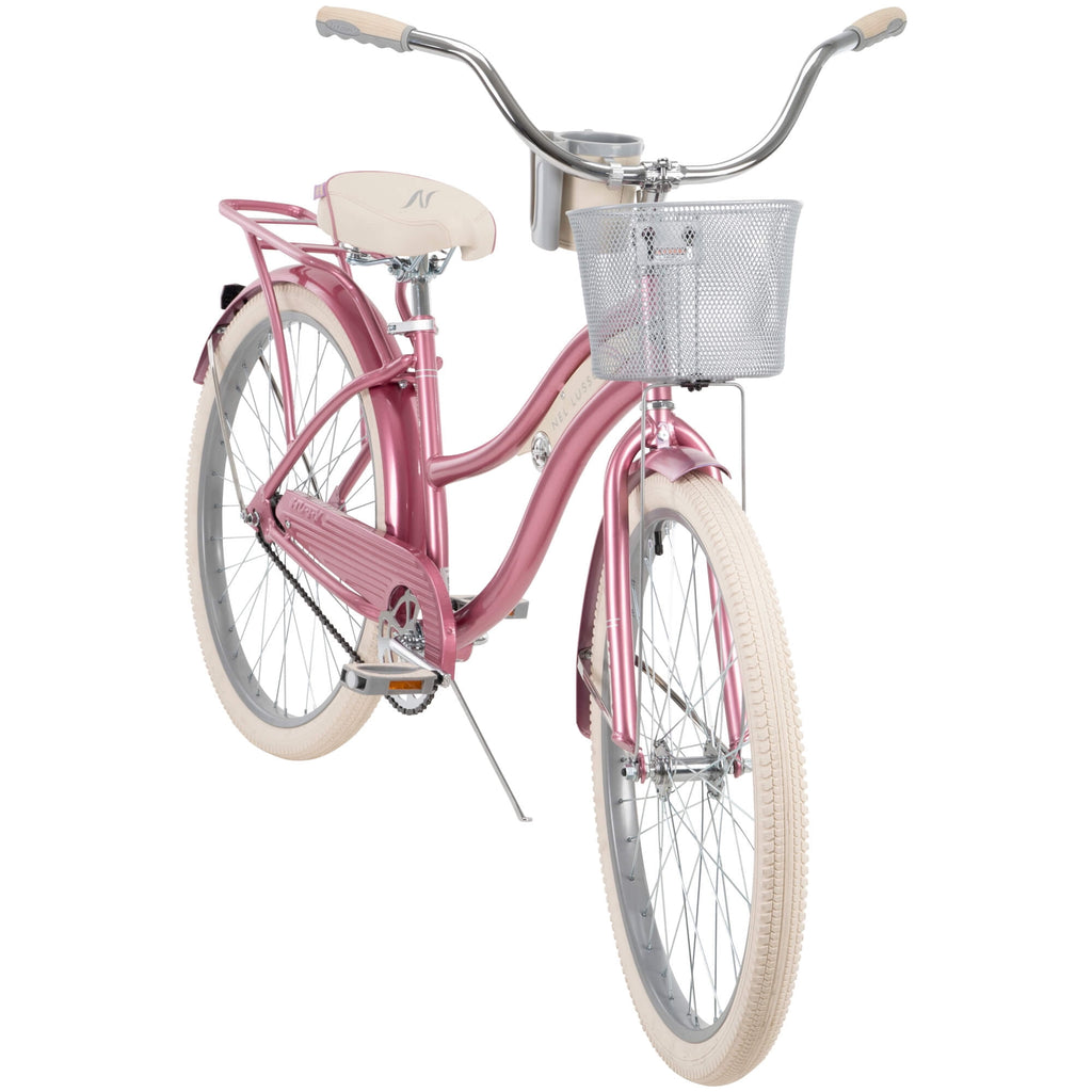 Huffy 26" Nel Lusso Classic Cruiser Bike with Perfect Fit Frame, Women's, Ages 13" Years, Light Blue