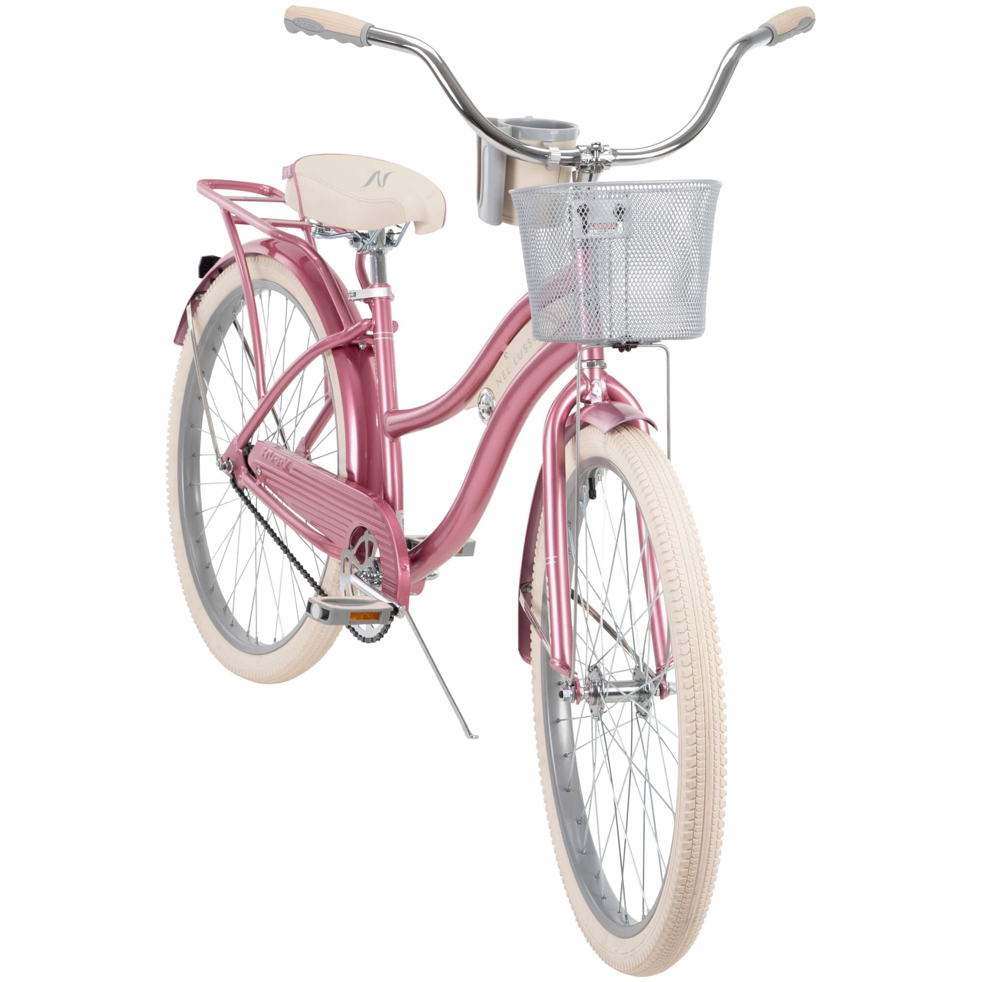 Huffy 26" Nel Lusso Classic Cruiser Bike with Perfect Fit Frame, Women's, Ages 13" Years, Light Blue
