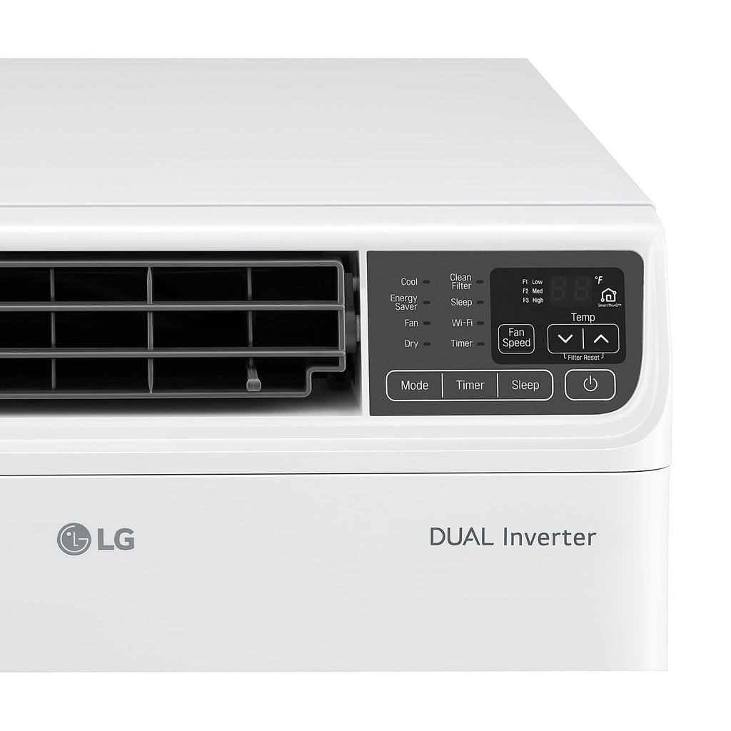 LG Energy Star 9,500 BTU 115V Dual Inverter Window Air Conditioner with Wi-Fi Control