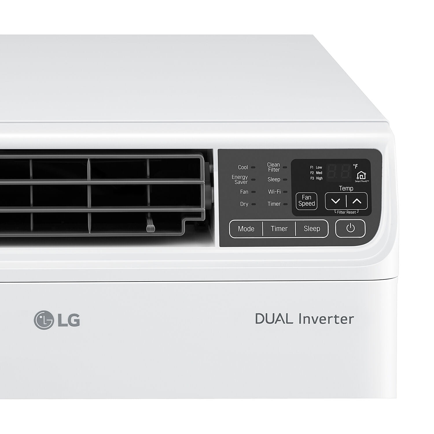 LG Energy Star 9,500 BTU 115V Dual Inverter Window Air Conditioner with Wi-Fi Control