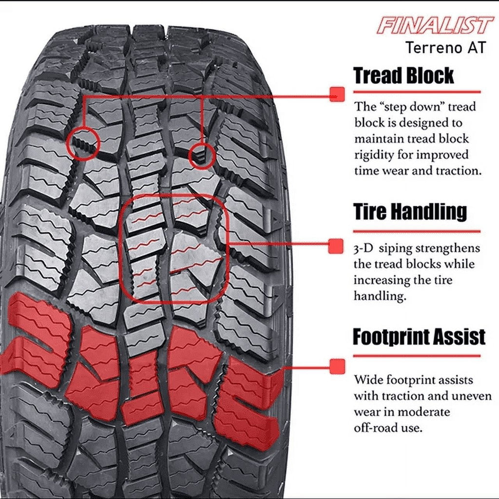 Finalist Terreno A/T 275/65R18 116T SUV Pickup Truck Light Truck All Season All Terrain AT Tire 275/65/18