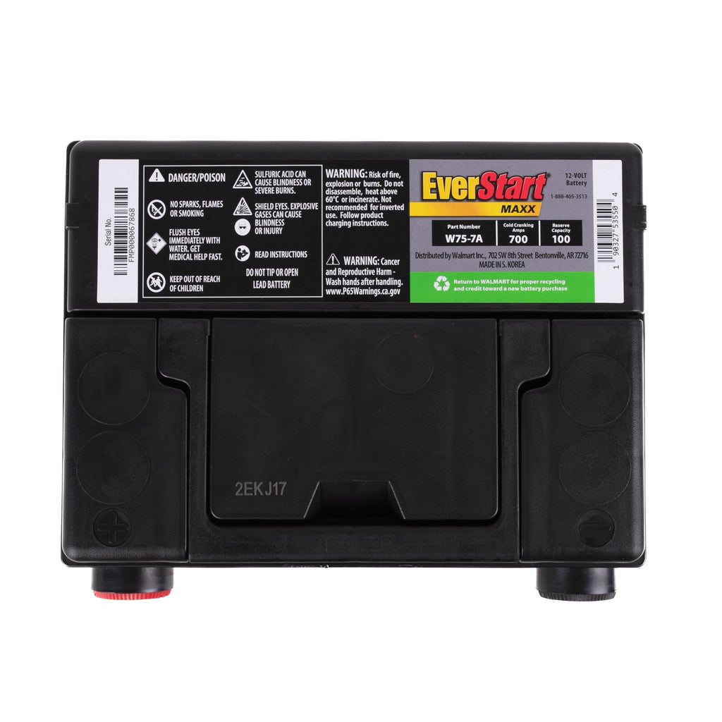 EverStart Maxx Automotive Battery, Group Size 75 - 12 Volts - 700 CCA