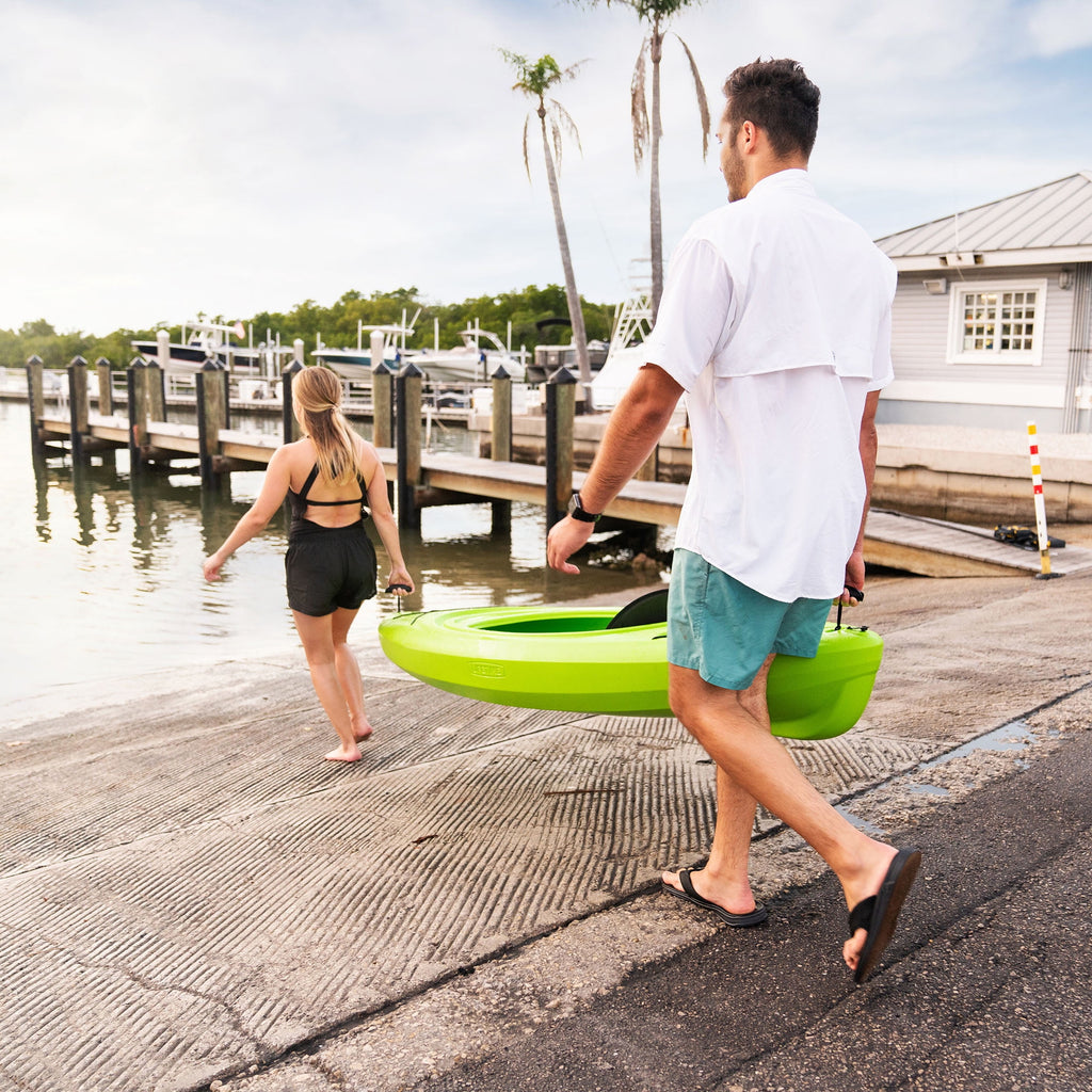 Lifetime Pacer 8 ft Sit-In Kayak (Paddle Included), Orange