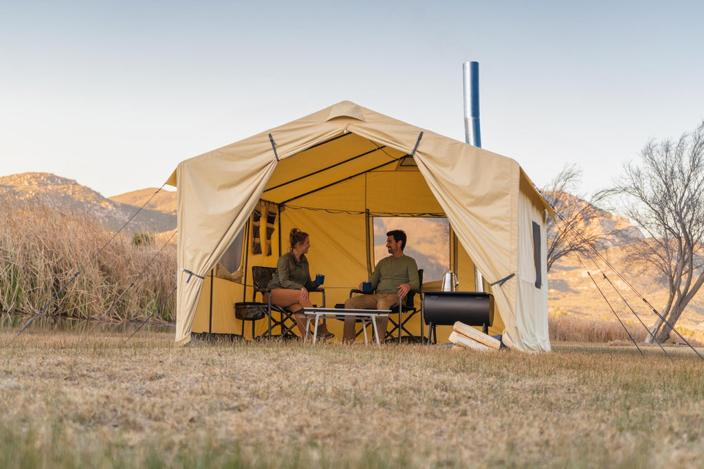 Ozark Trail 6-Person North Fork 12' x 10' Outdoor Wall Tent, with Stove Jack