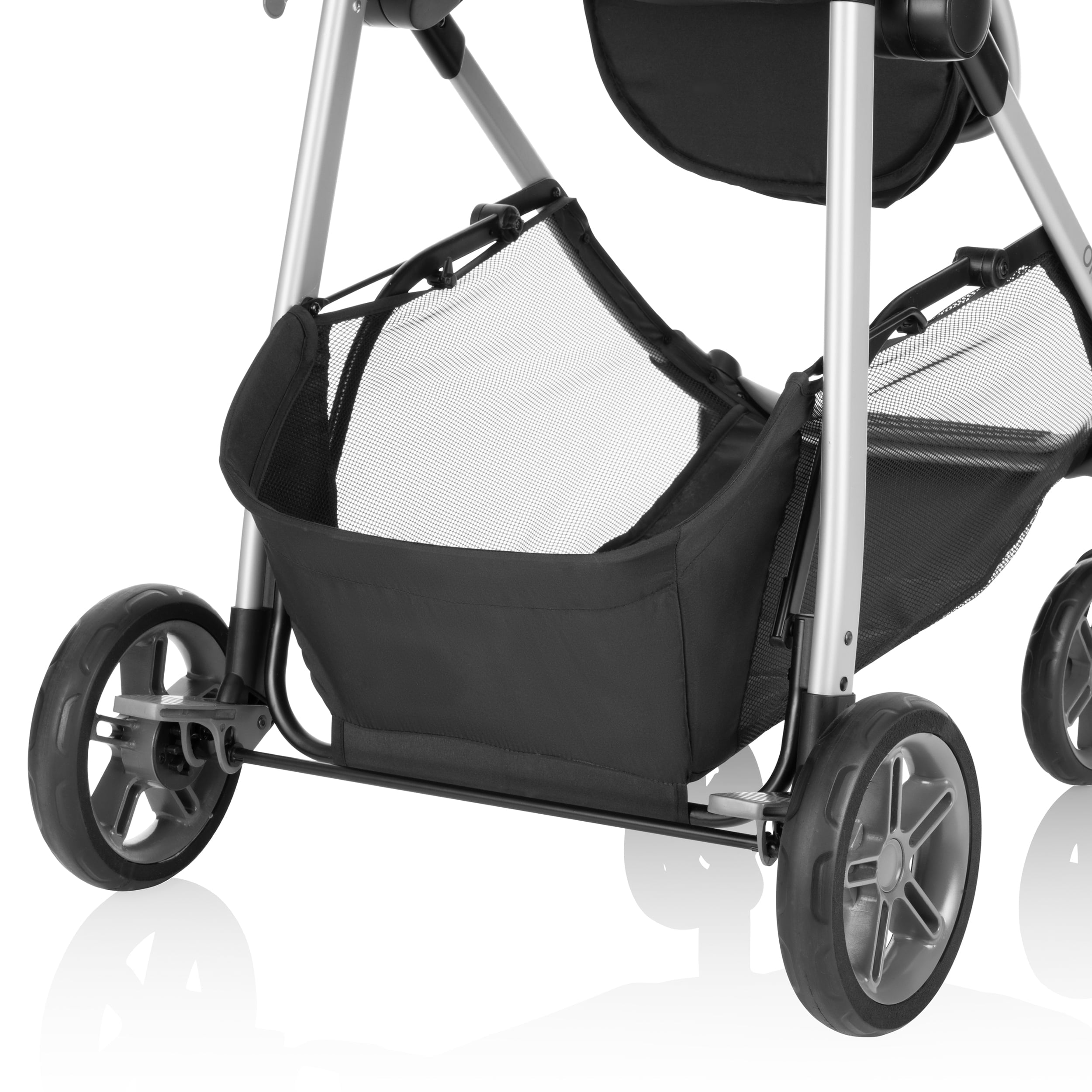 Evenflo Omni Plus Modular Travel System with LiteMax Sport Infant Car Seat, Mylar Gray, Unisex