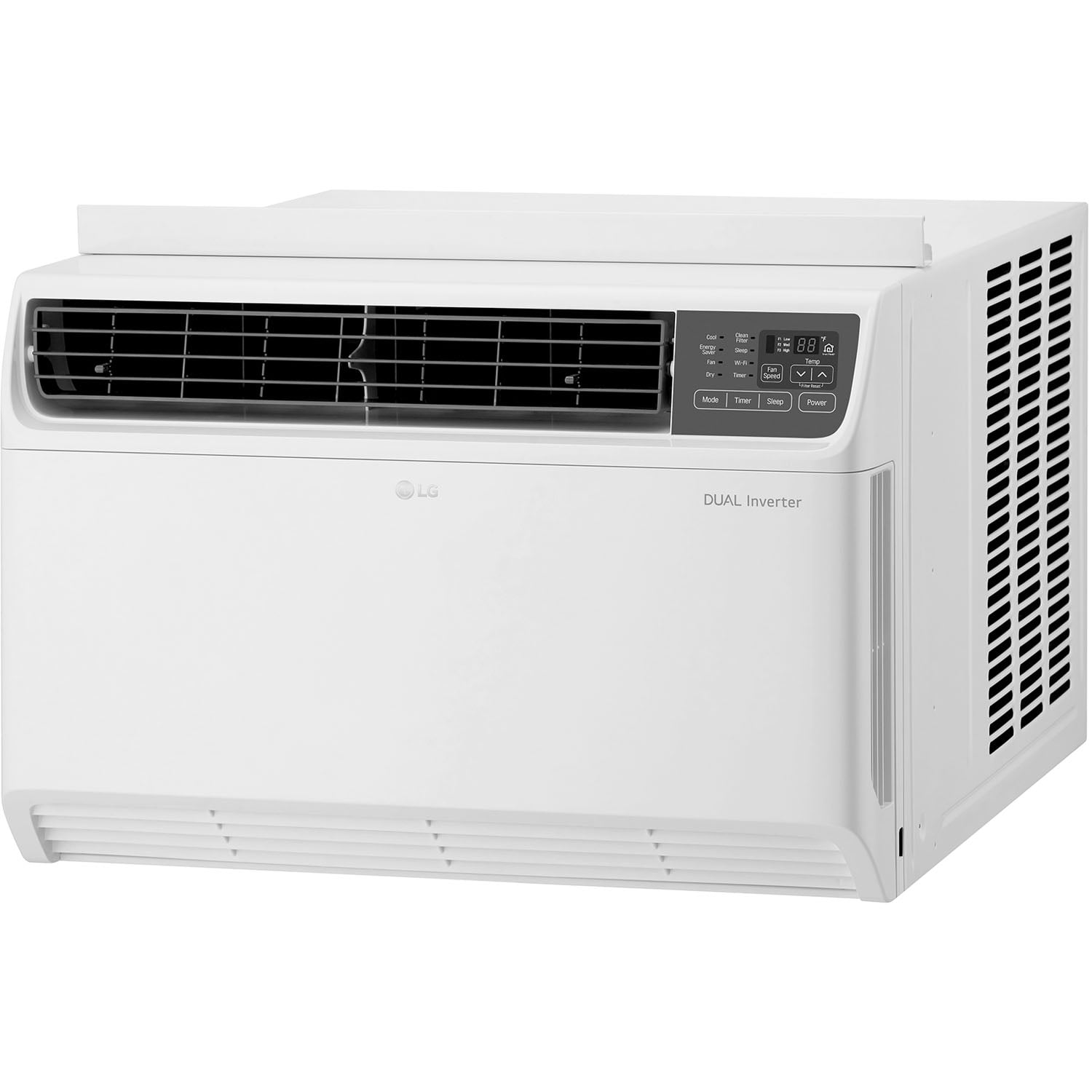 LG Energy Star 9,500 BTU 115V Dual Inverter Window Air Conditioner with Wi-Fi Control