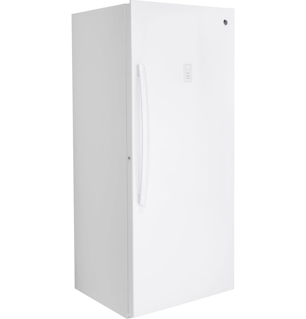 GE 33" Upright Freezer White - FUF21DLRWW