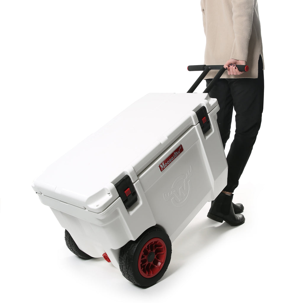 Moosejaw Ice Fort 55-Quart Rolling Hard Cooler