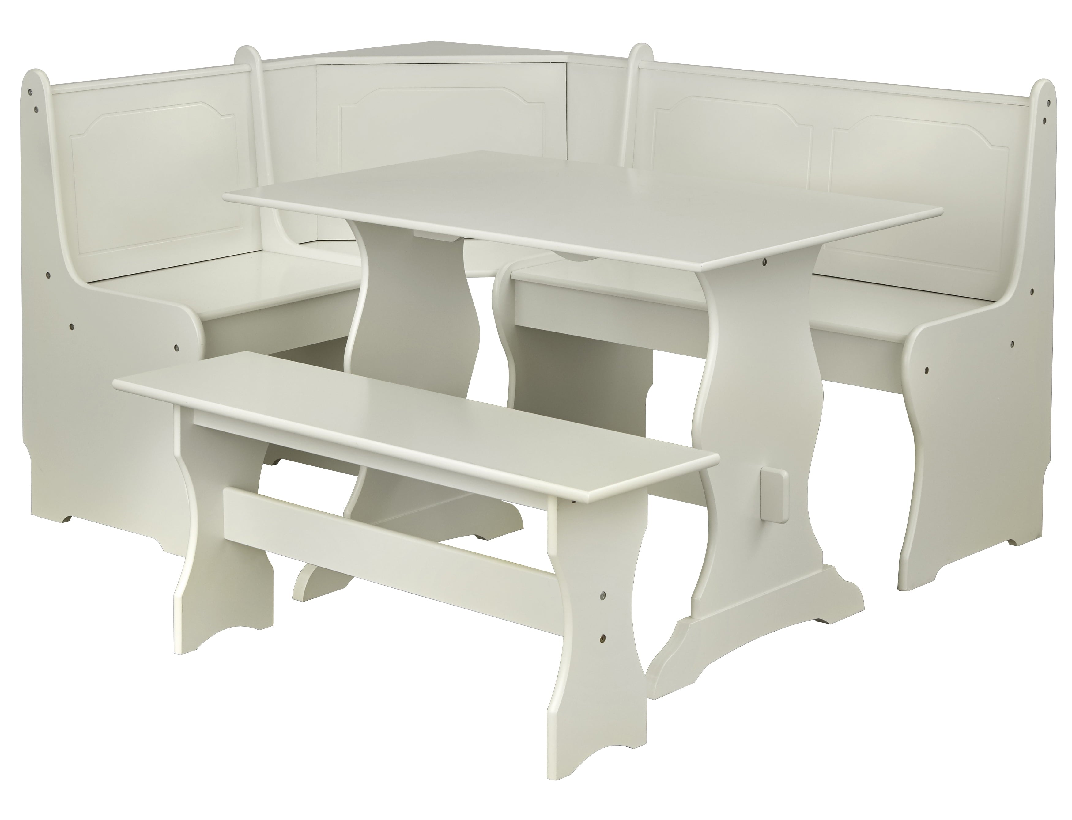 TMS Corner Reversible Dining Breakfast Nook with Storage, Espresso