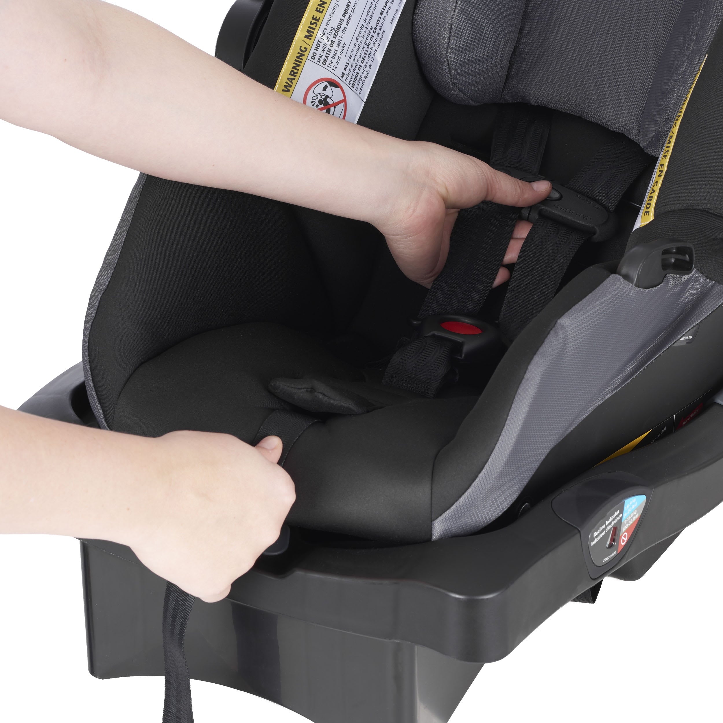 Folio3 Stroll & Jog Travel System with LiteMax Infant Car Seat (Avenue Gray)