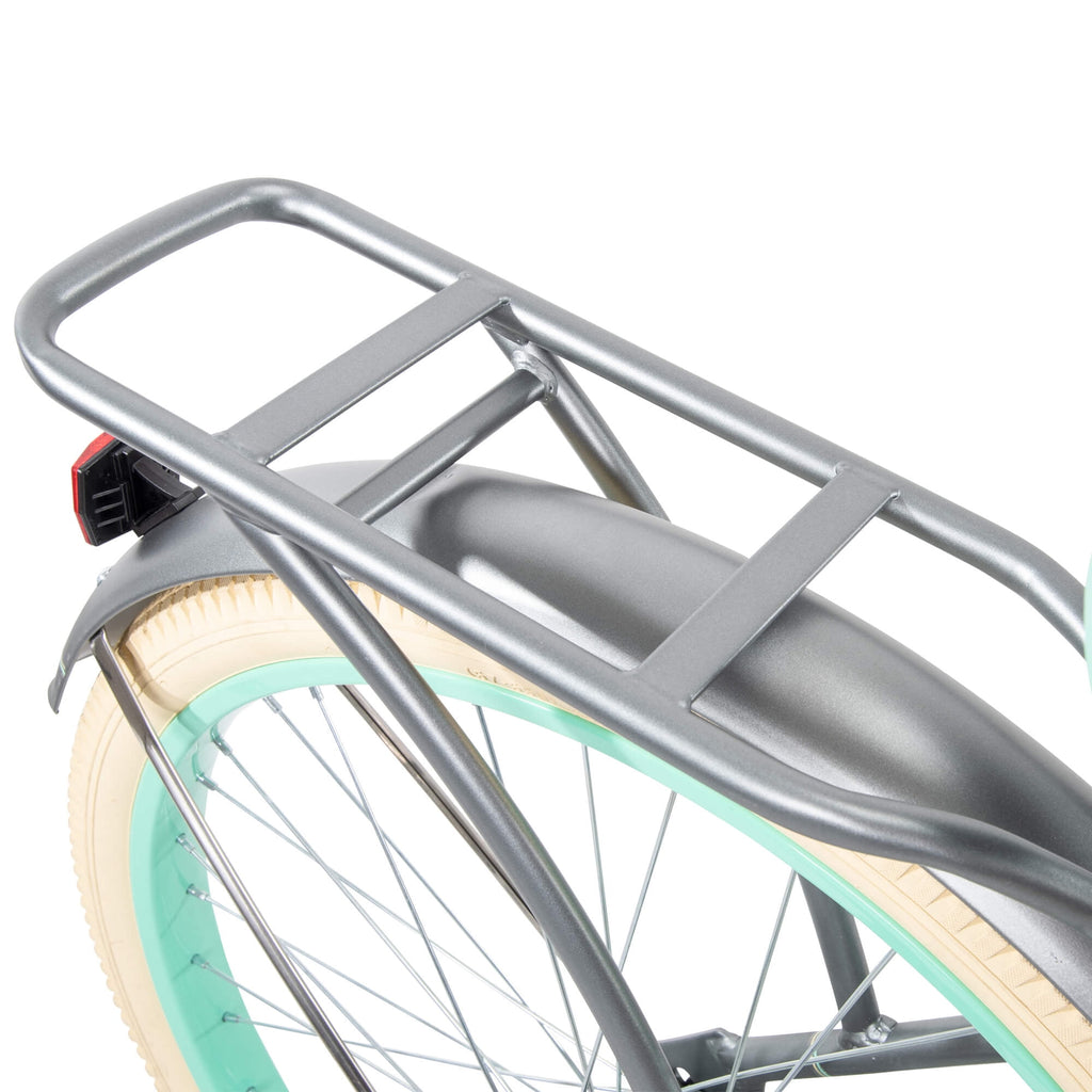 Huffy 26" Nel Lusso Classic Cruiser Bike with Perfect Fit Frame, Women's, Ages 13" Years, Light Blue