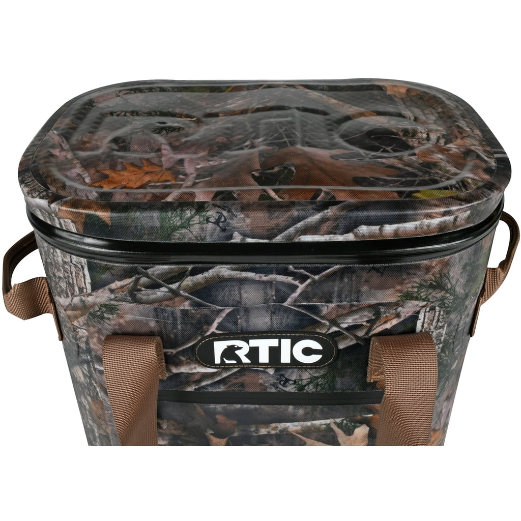 RTIC 20 Can Soft Pack Cooler, Leakproof Ice Chest Cooler with Waterproof Zipper, Blue/Grey