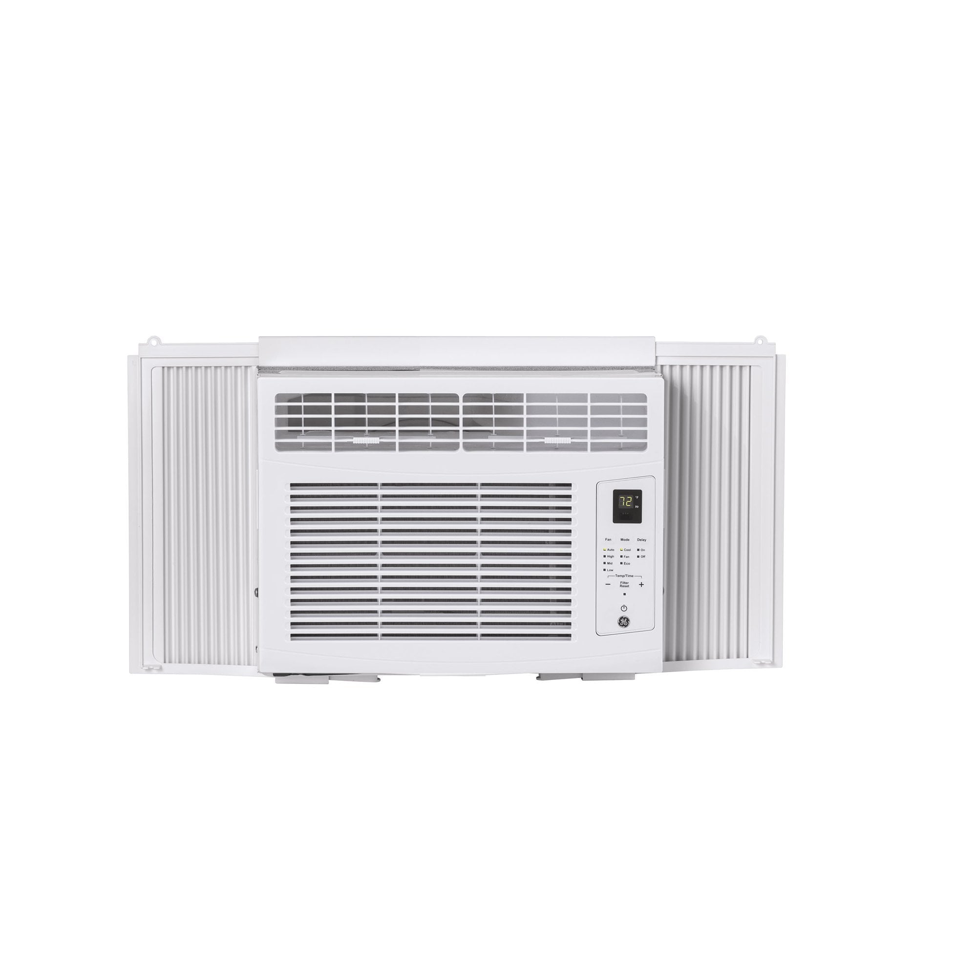 GE Appliances 5,000 BTU 115-Volt Electronic Window Air Conditioner with Remote and Eco Mode, Black, AHB05LZ