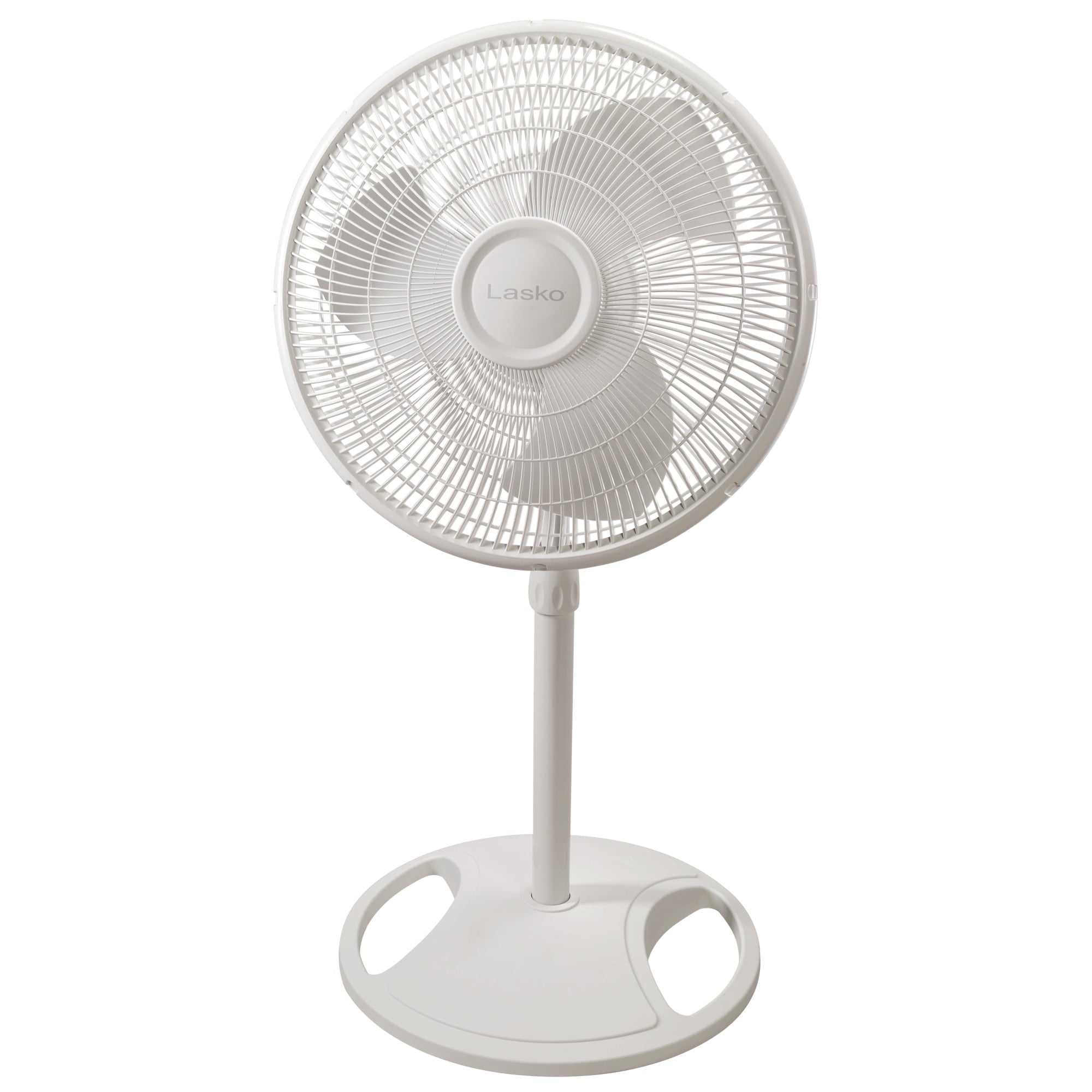 Lasko 16" Oscillating Adjustable Pedestal Fan with 3-Speeds, 47" H, Black, S16500, New