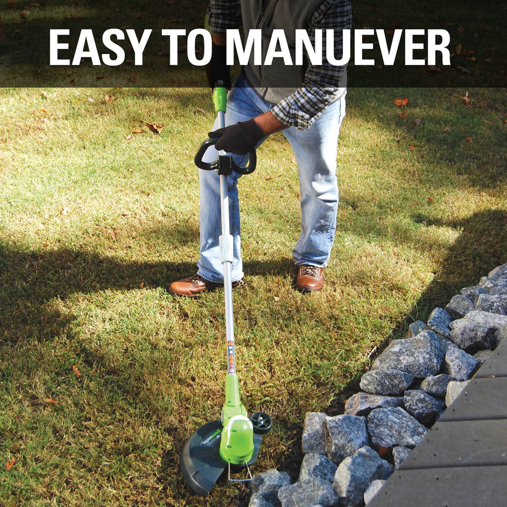 Greenworks 40V 13" Cordless String Trimmer/Edger with 2.0 Ah Battery & Charger 21302