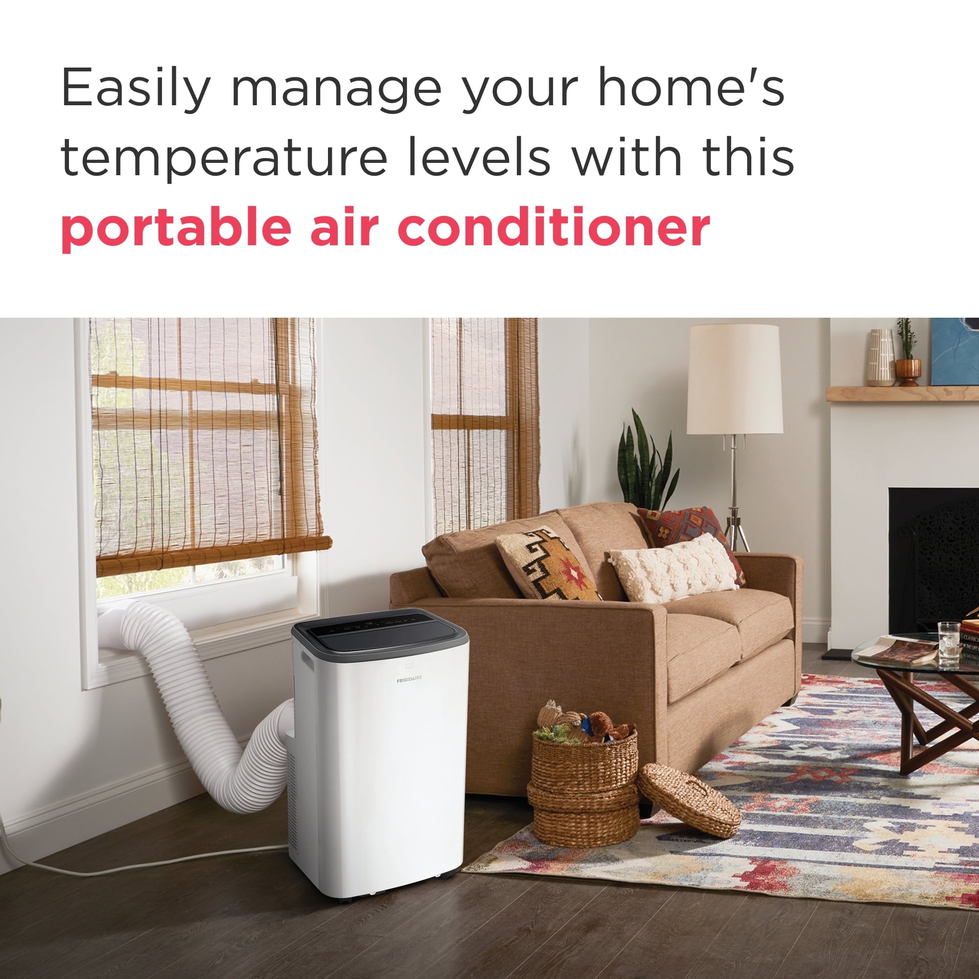 Frigidaire 14,000 BTU 3-in-1 Portable Room Air Conditioner with Wi-Fi