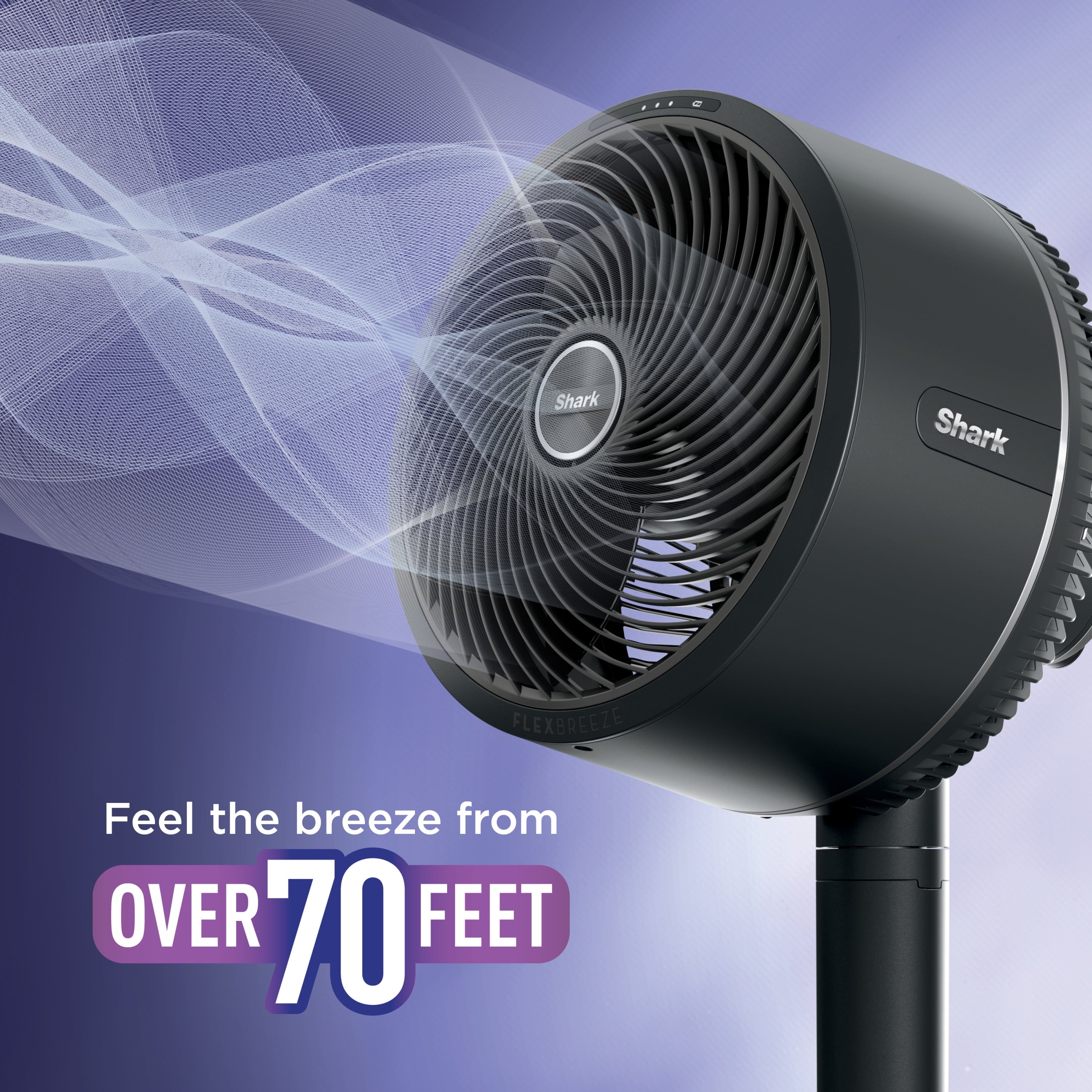 Shark FlexBreeze High-Velocity Cordless & Corded, Outdoor & Indoor Fan, Pedestal (37") to Tabletop (16"),FA200