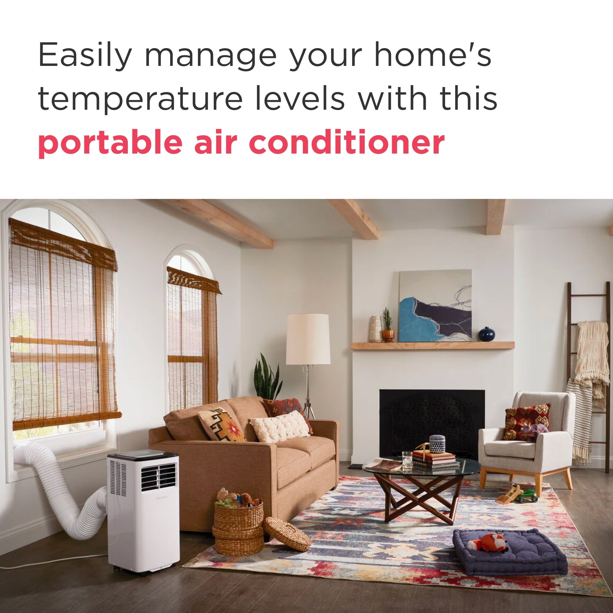 Frigidaire 14,000 BTU 3-in-1 Portable Room Air Conditioner with Wi-Fi