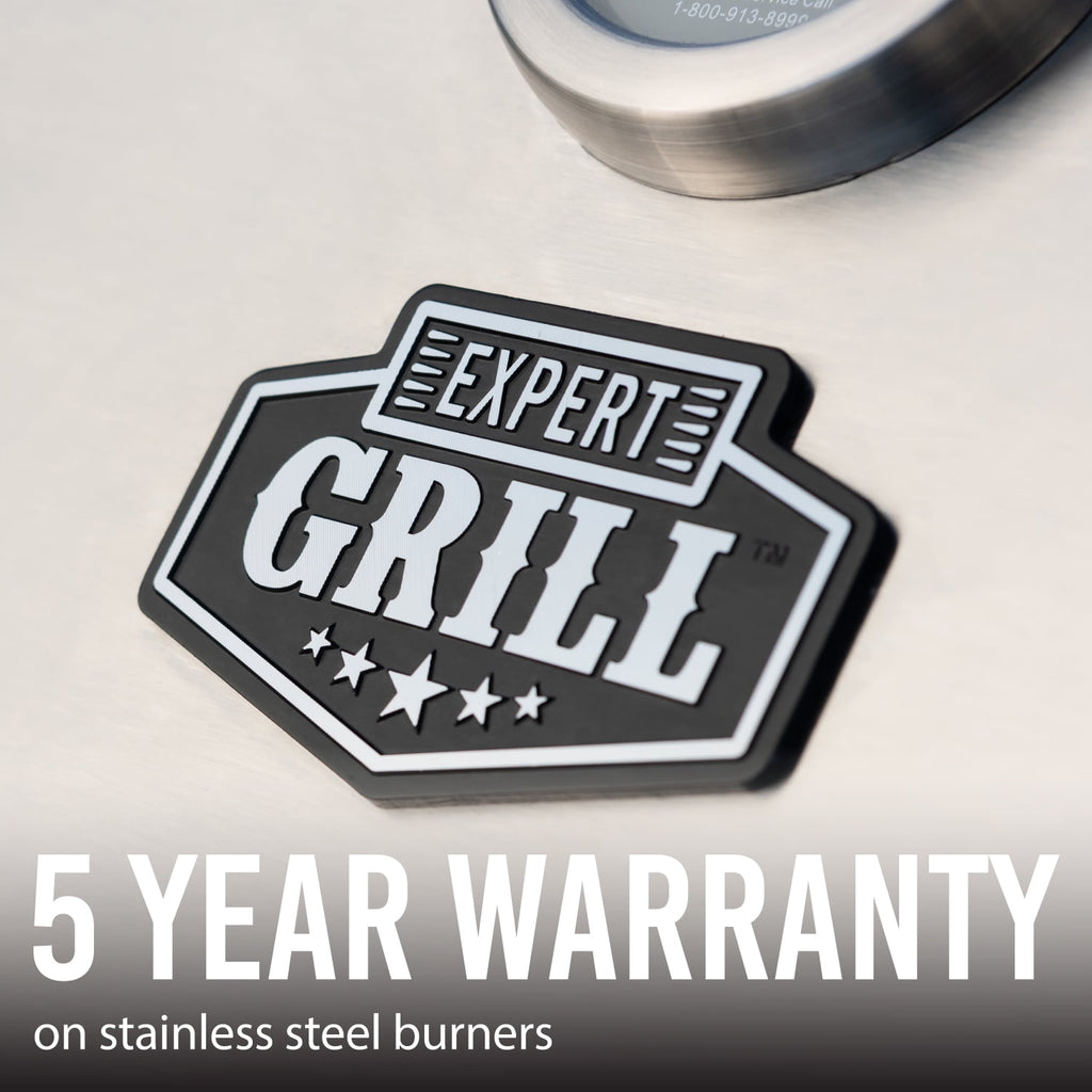 Expert Grill 5-Burner Propane Gas Grill with Side Burner