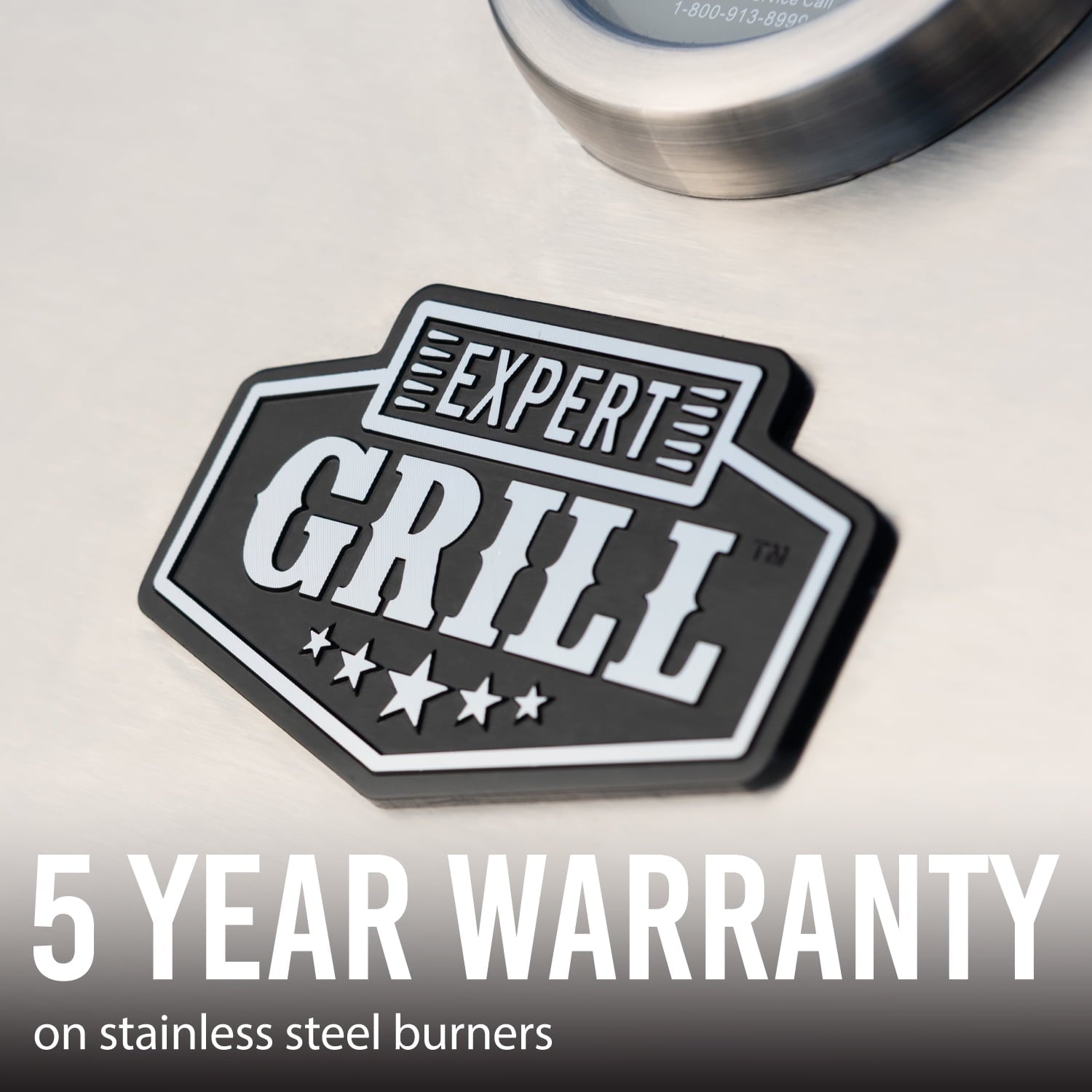 Expert Grill 5-Burner Propane Gas Grill with Side Burner
