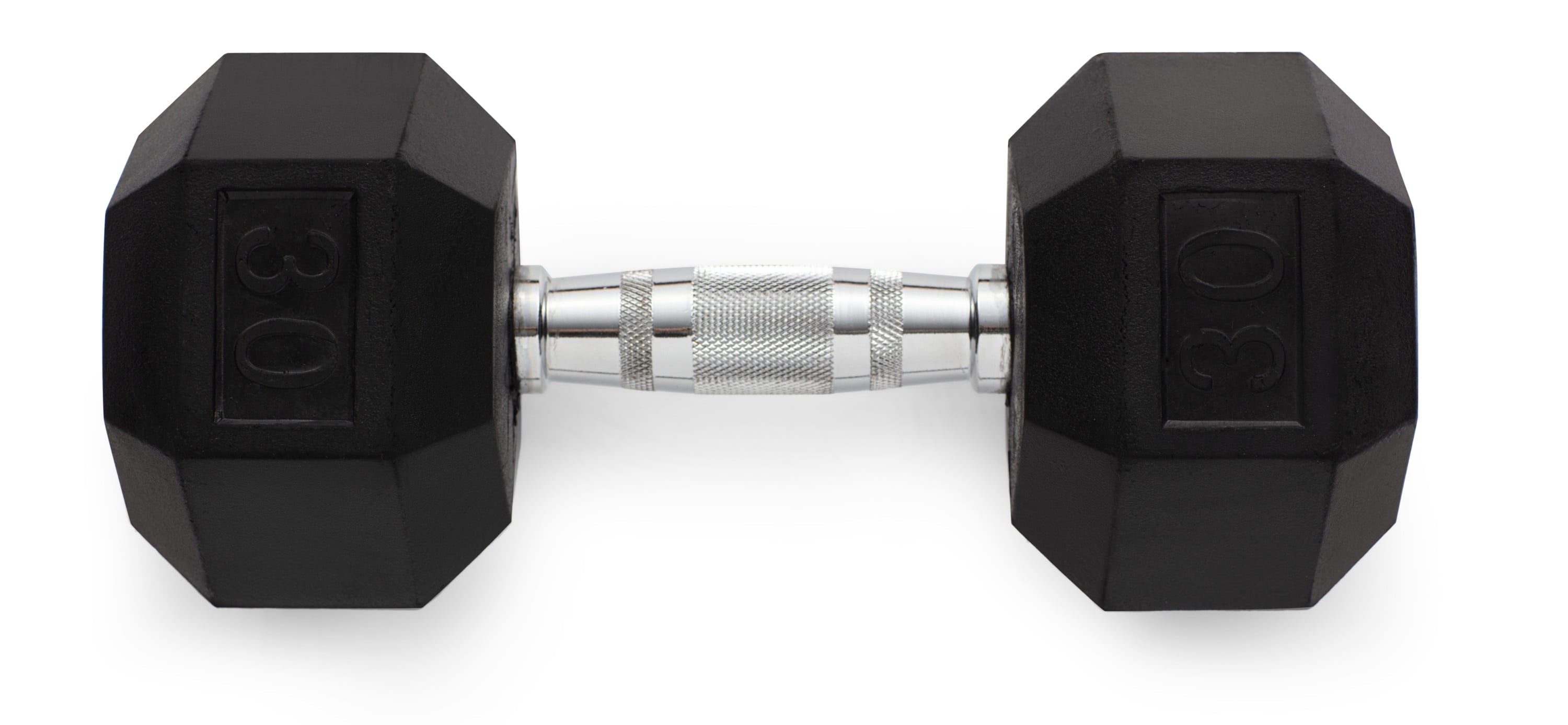 Weider, 25lb Rubber Hex Dumbbell, Single