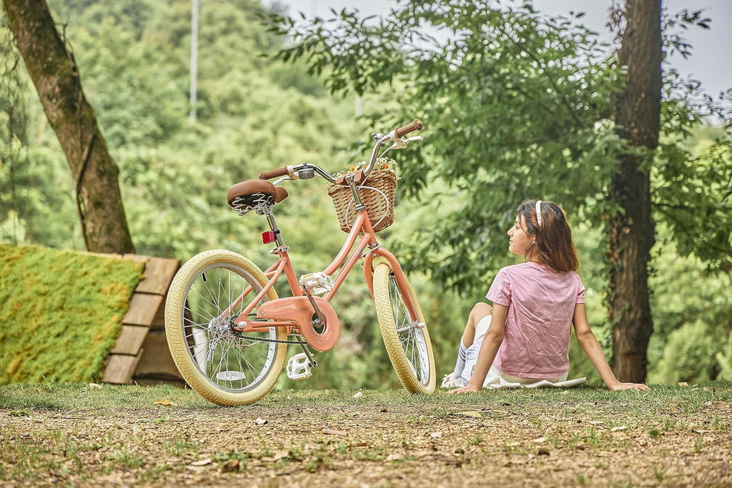Glerc Little Molly 14 inch Kids Girls Bike for 3-5 Years Old Little Child,Yellow