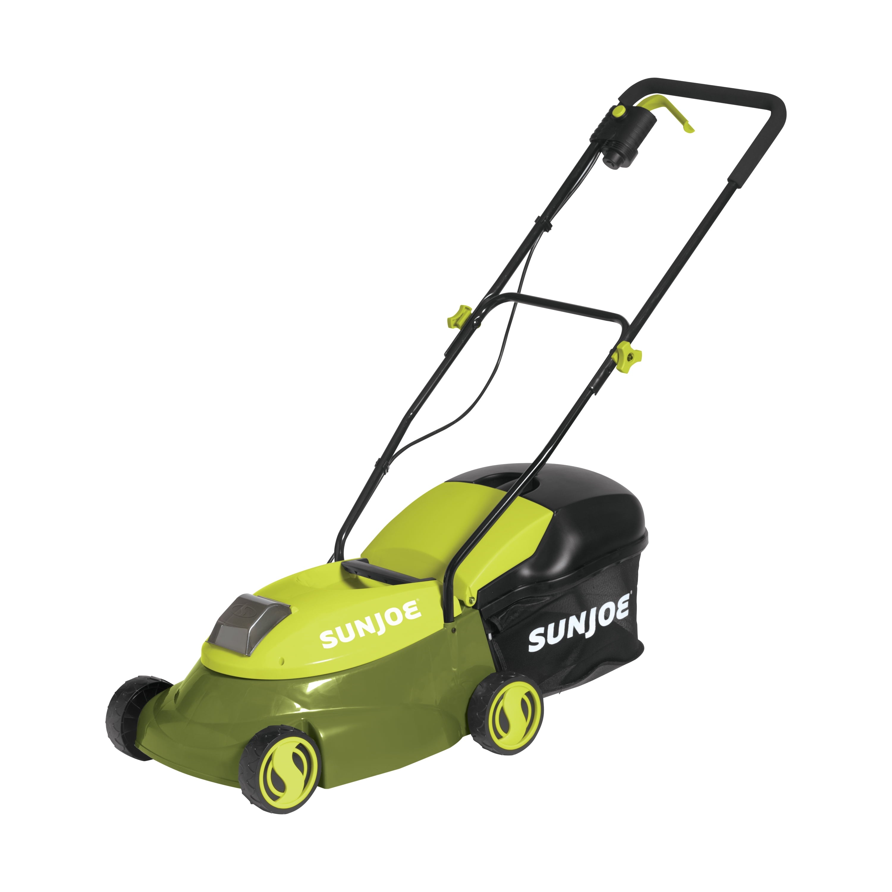 Sun Joe 28V Cordless 14" Brushless Push Lawn Mower, 3-Position, 4.0-Ah