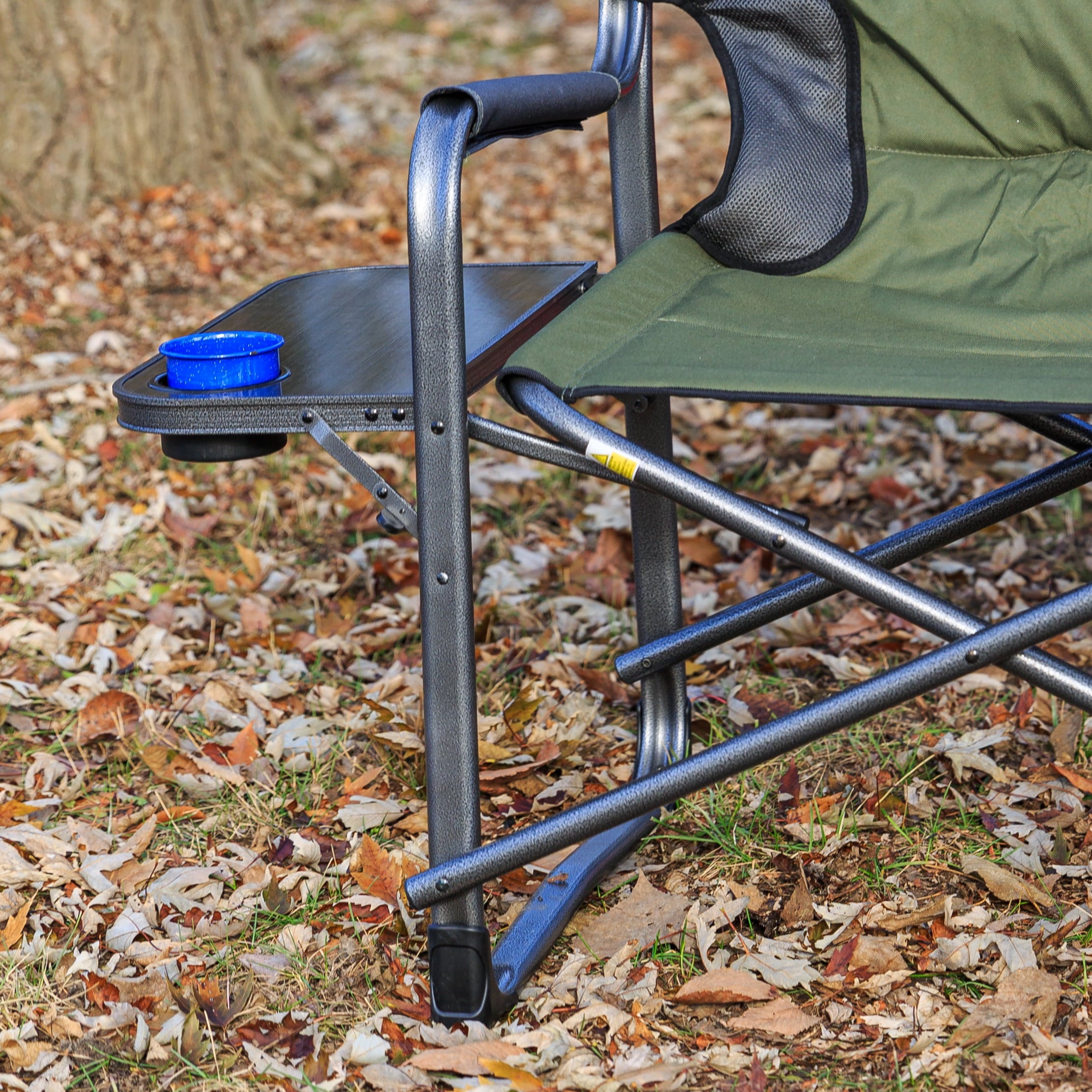 Ozark Trail Camping Director Chair XXL, Red, Adult, 10lbs