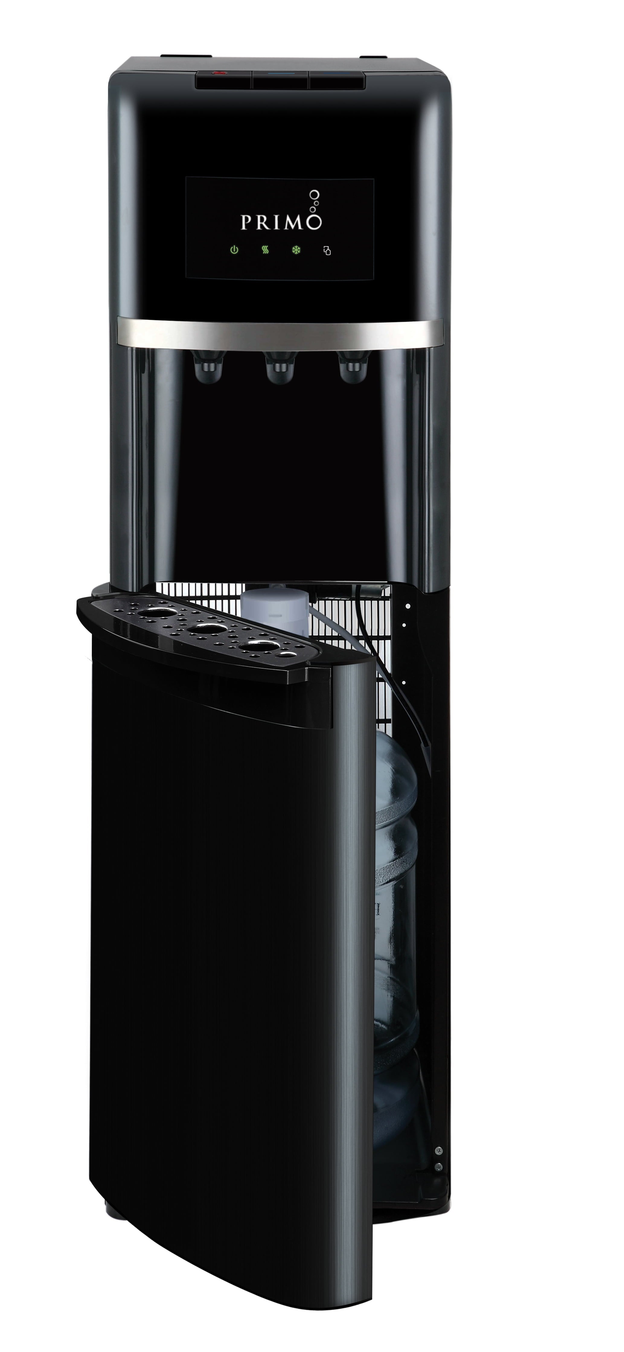 Primo Deluxe Water Dispenser Bottom Loading, Hot/Cold/Room Temp, Black