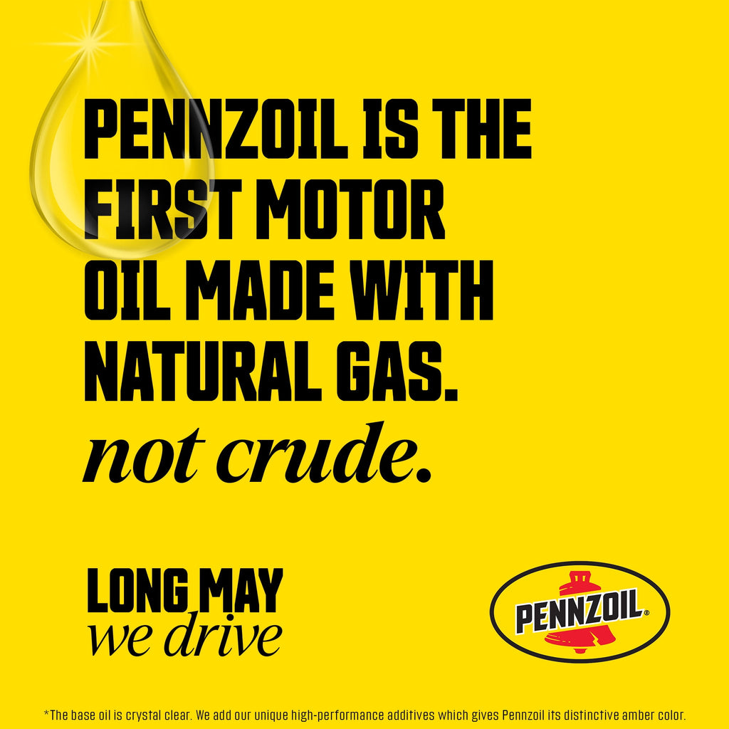 Pennzoil Platinum High Mileage Full Synthetic 5W-30 Motor Oil, 5 Quart