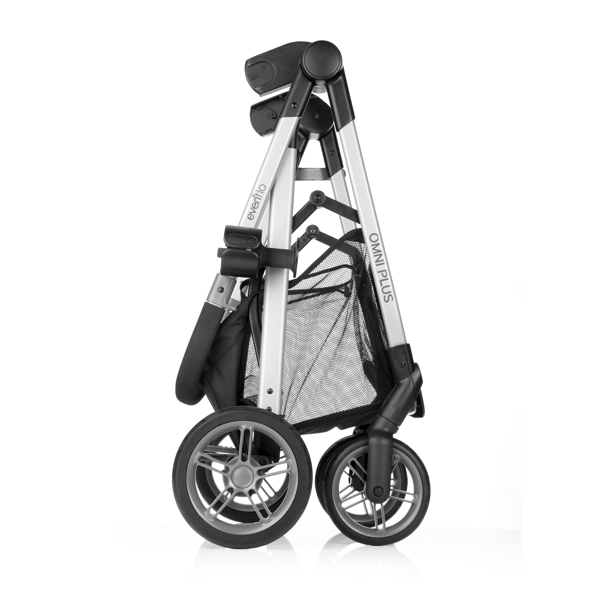 Evenflo Omni Plus Modular Travel System with LiteMax Sport Infant Car Seat, Mylar Gray, Unisex