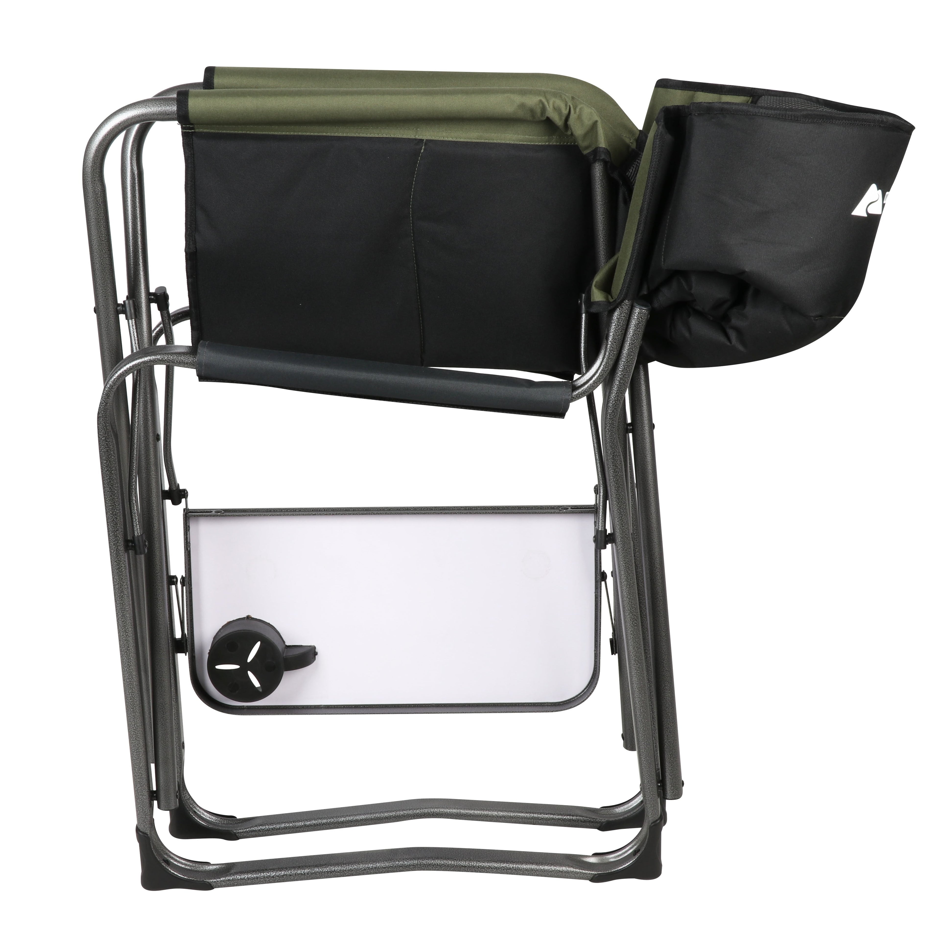 Ozark Trail Camping Director Chair XXL, Red, Adult, 10lbs