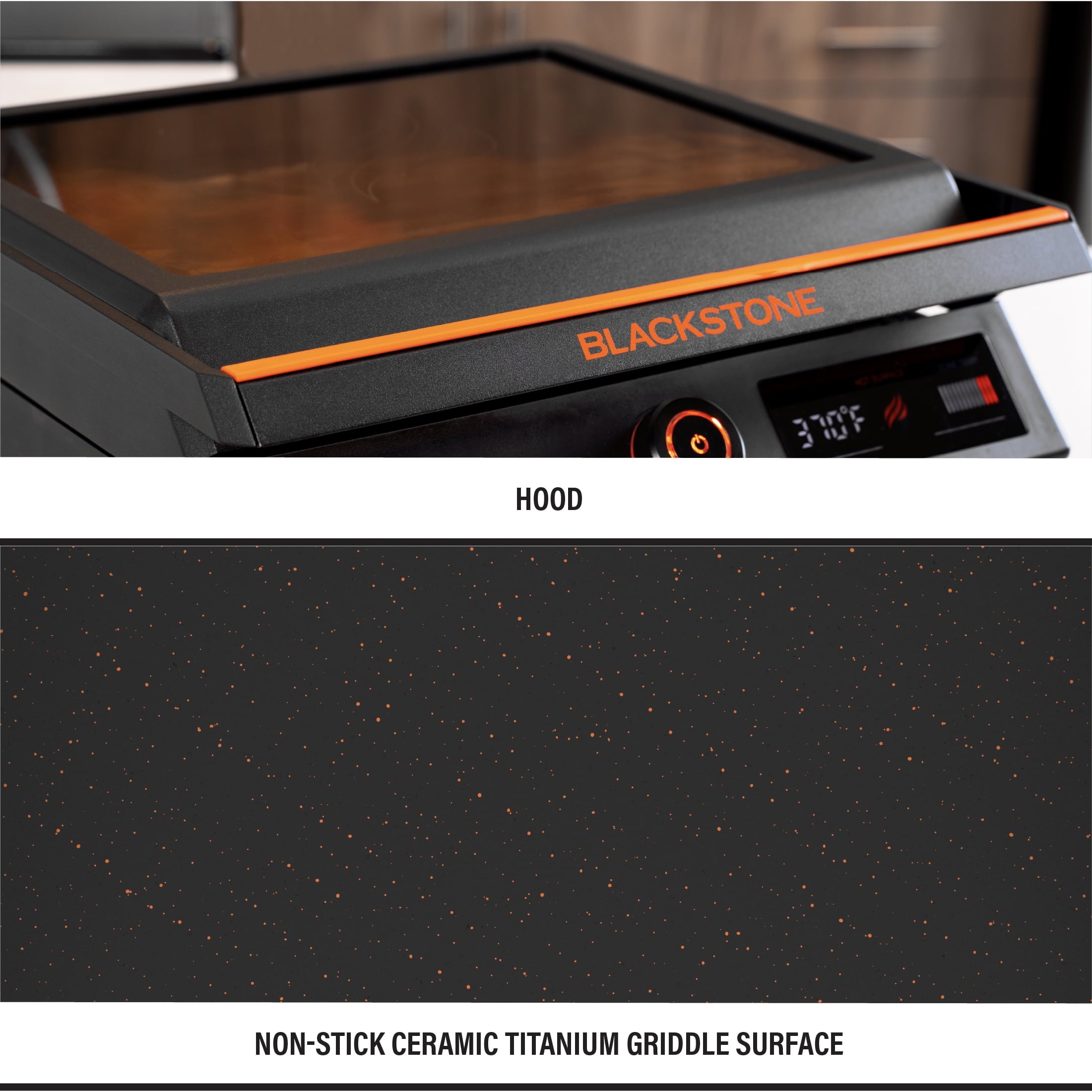 Blackstone E-Series 17" Electric Tabletop Griddle with Hood
