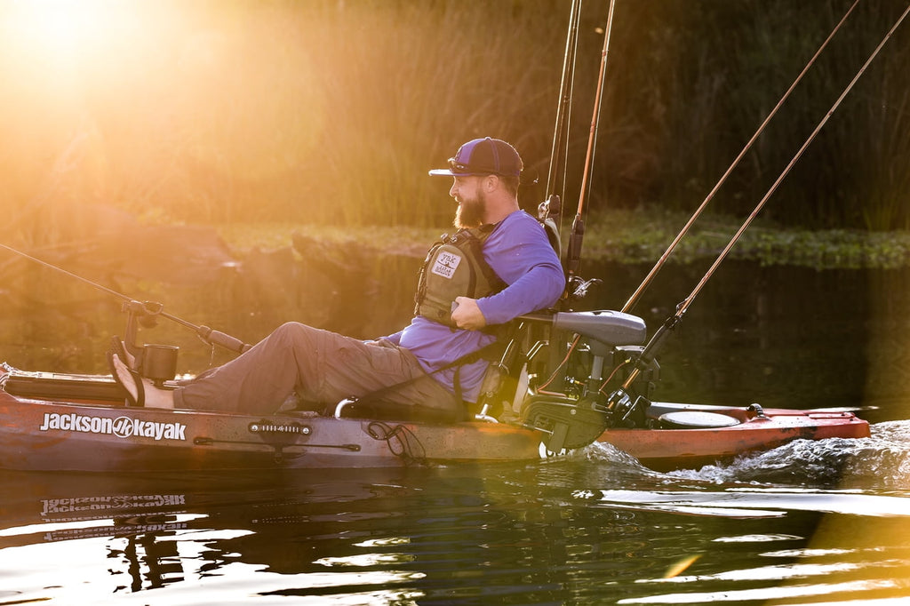 Newport Vessels Kayak Series 36 Lb. Thrust Saltwater Transom Mounted Electric Kayak Trolling Motor with 24 In. Shaft