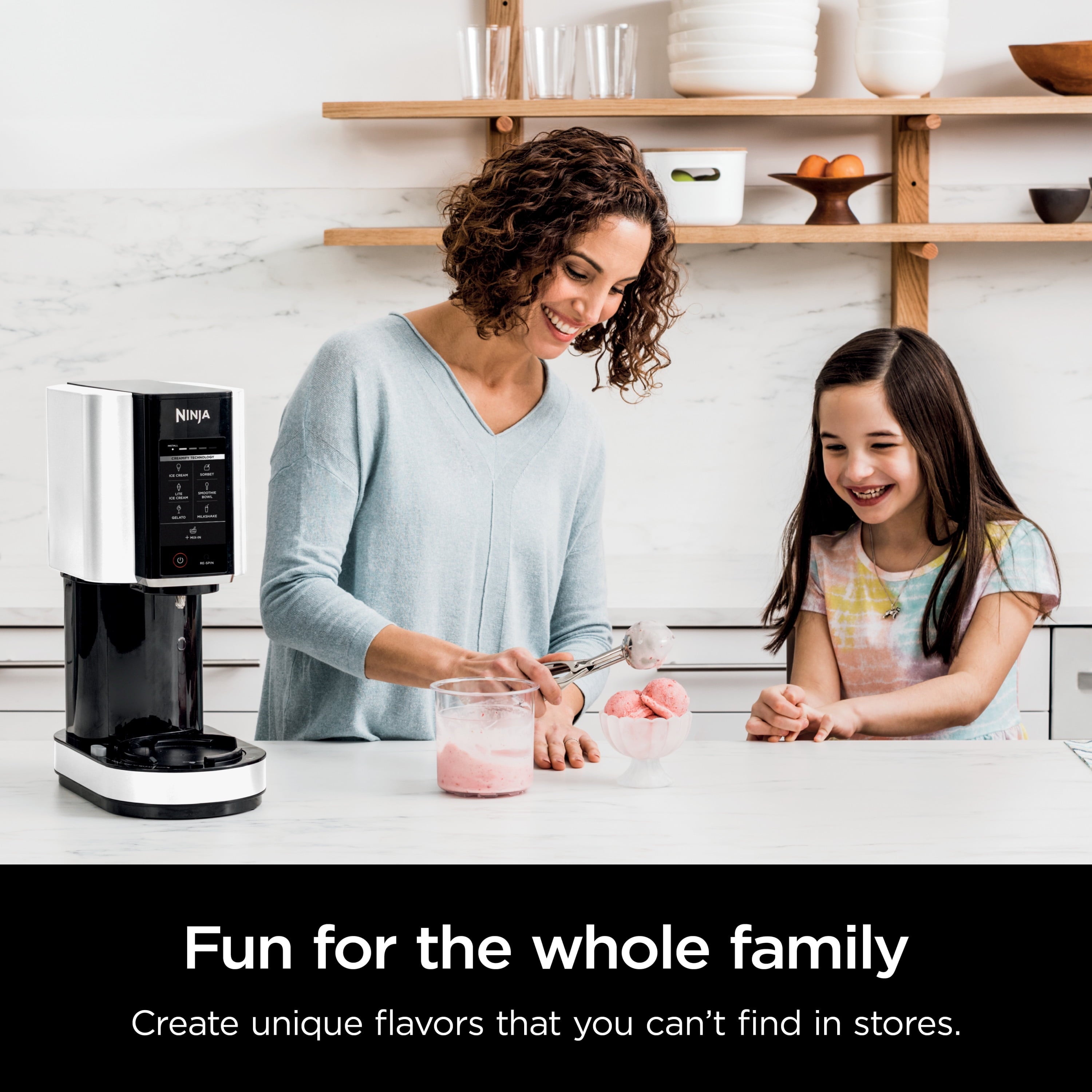Ninja™ CREAMi™, Ice Cream Maker, 7 One-Touch Programs, Blue - NC301NV