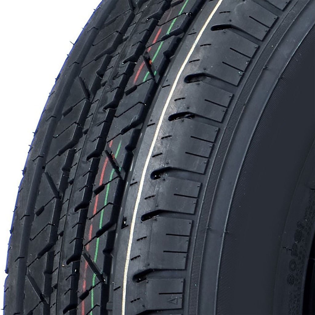 Travelstar HF288 ST205/75R15 107/102M D Trailer Tire - ST 205/75/15 (Tire Only)
