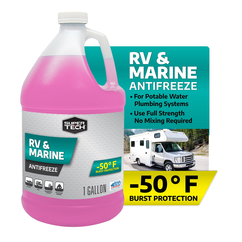 Super Tech RV and Marine Antifreeze, 1 Gallon
