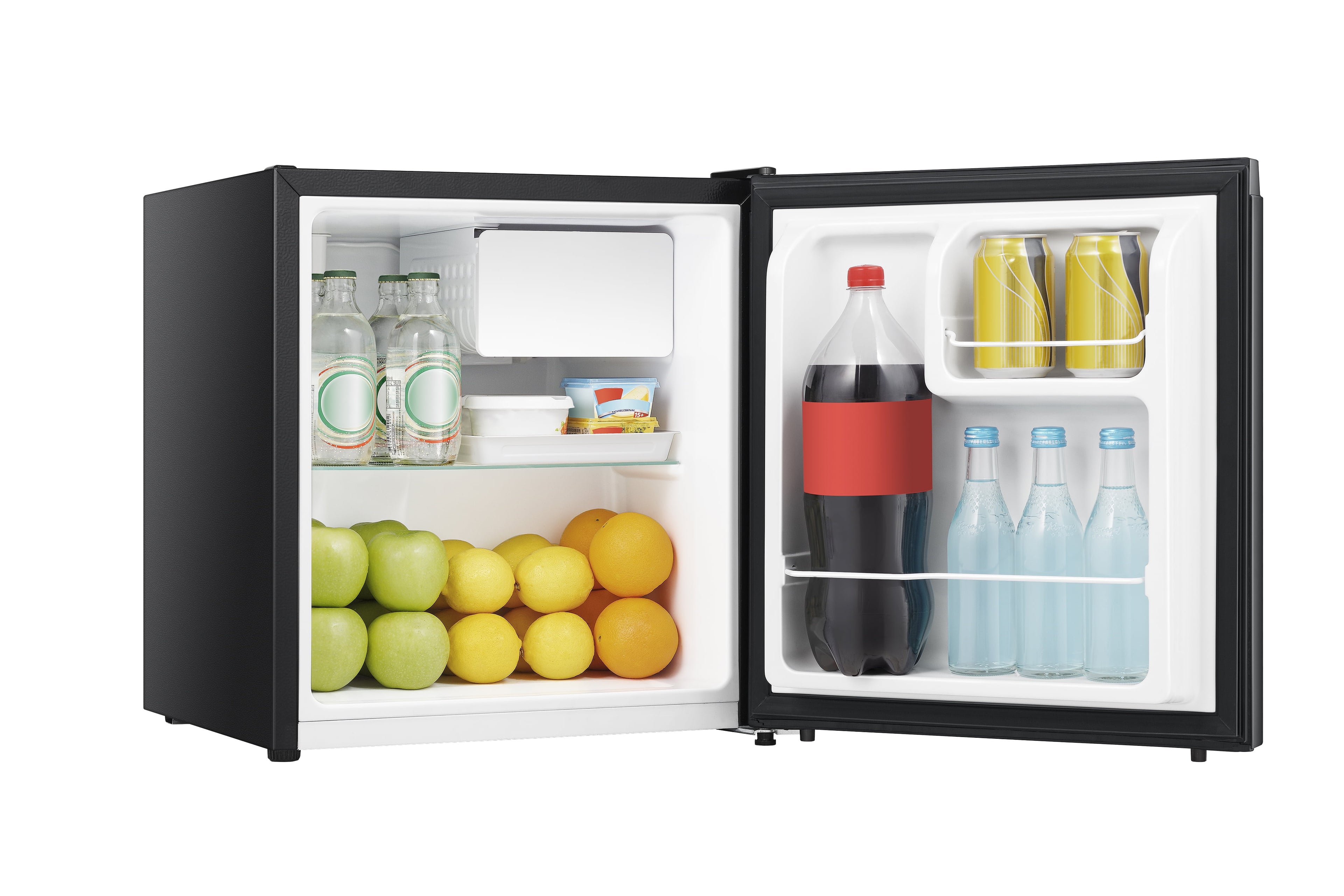 Hisense 1.6 Cu. ft. Single Door Mini Fridge, Black, 17.5" Width