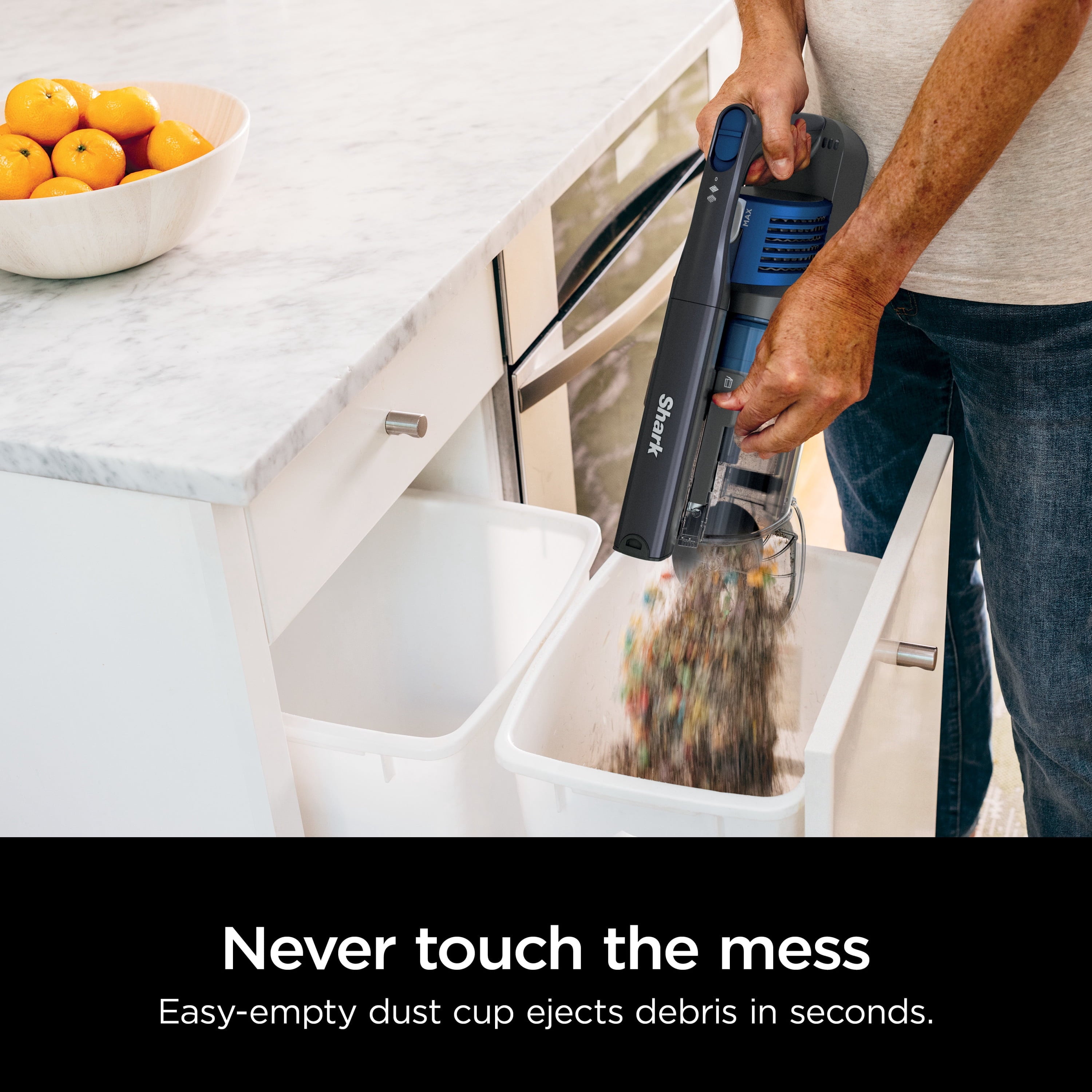 Shark® Pet Pro Cordless Stick Vacuum with Powerfins Brushroll, Pet Multi-Tool & Crevice Tool Included, 40-Min Runtime, WZ250