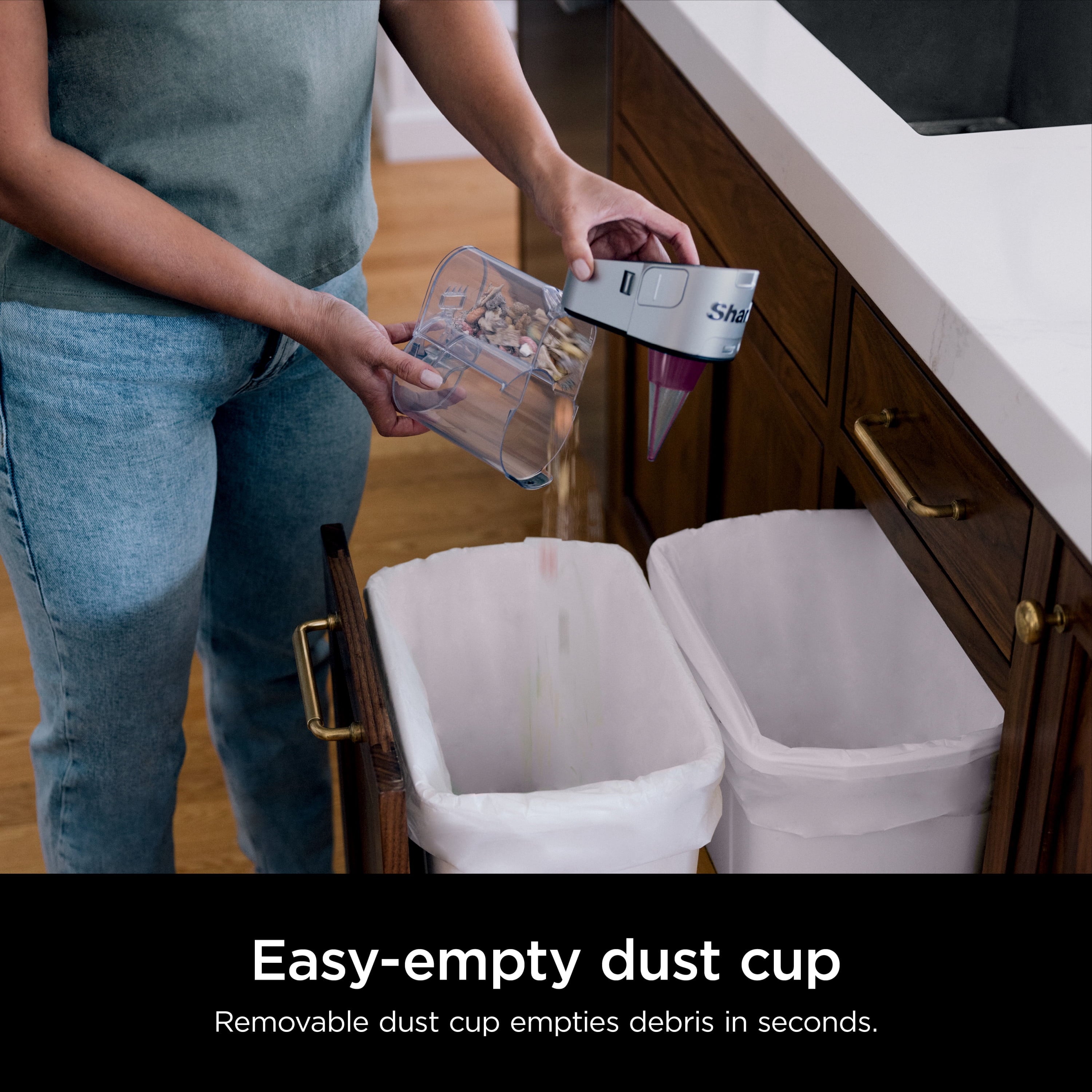 Shark Stratos™ UltraLight™ Corded Stick Vacuum with DuoClean® PowerFins™ HairPro™, Self-Cleaning Brushroll, and Odor Neutralizer Technology, HZ3000