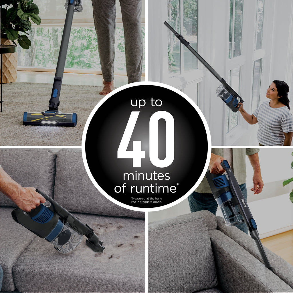 Shark® Pet Pro Cordless Stick Vacuum with Powerfins Brushroll, Pet Multi-Tool & Crevice Tool Included, 40-Min Runtime, WZ250