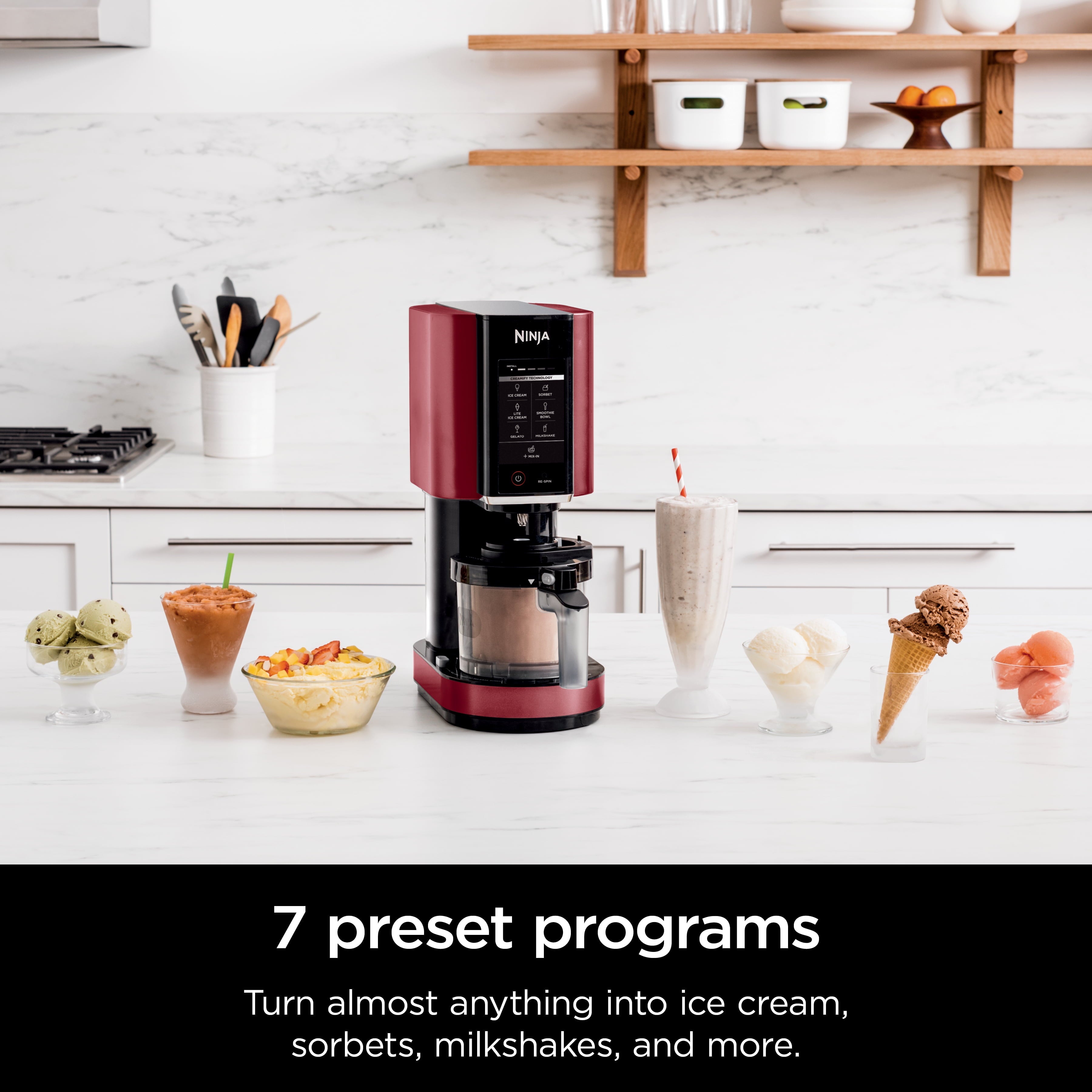 Ninja™ CREAMi™, Ice Cream Maker, 7 One-Touch Programs, Blue - NC301NV