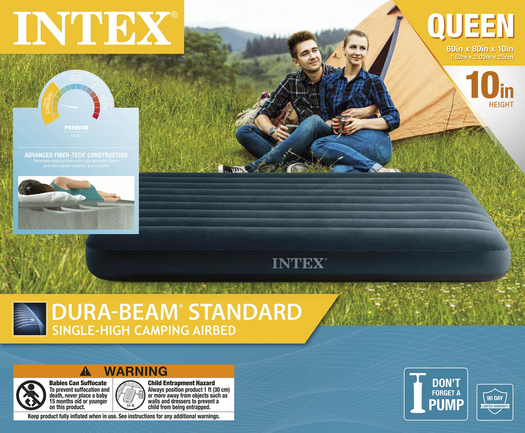 Intex 10in Standard Dura-Beam Airbed Mattress - Pump Not Included - Twin