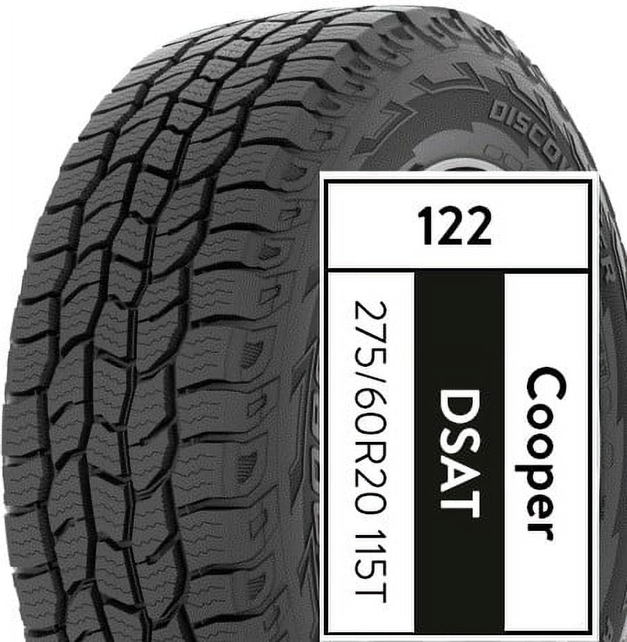Cooper Discoverer All-Terrain 275/60R20 115T All-Terrain Tire Fits: 2015-23 Ford F-150 Lariat, 2016-18 Ram 1500 HFE