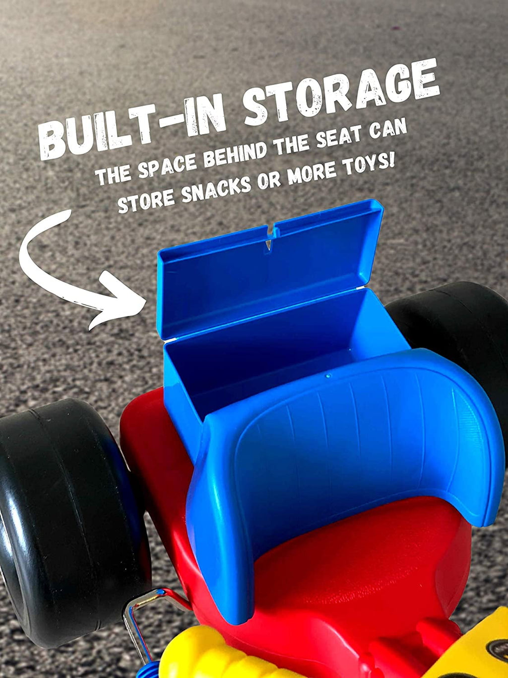 The Original Big Wheel 16 Inch Toddler Tricycle Big Wheel for Kids 3-8 Boys Girls Trike - Rally Racer Edition