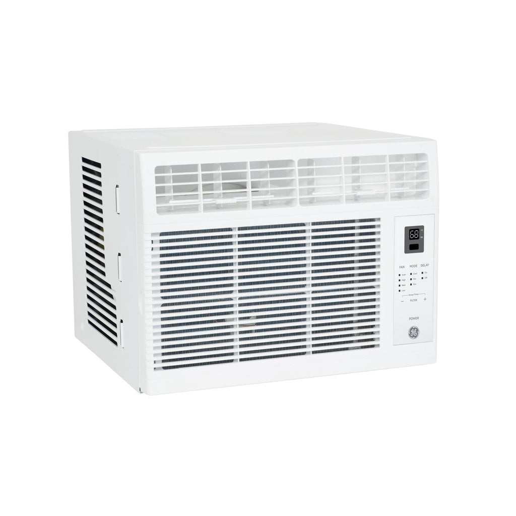 GE Appliances 5,000 BTU 115-Volt Electronic Window Air Conditioner with Remote and Eco Mode, Black, AHB05LZ