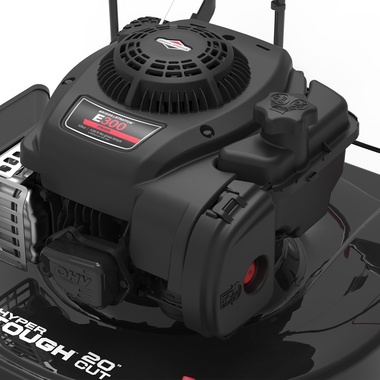 Hyper Tough 20-inch 125cc Gas Push Mower with Briggs & Stratton Engine