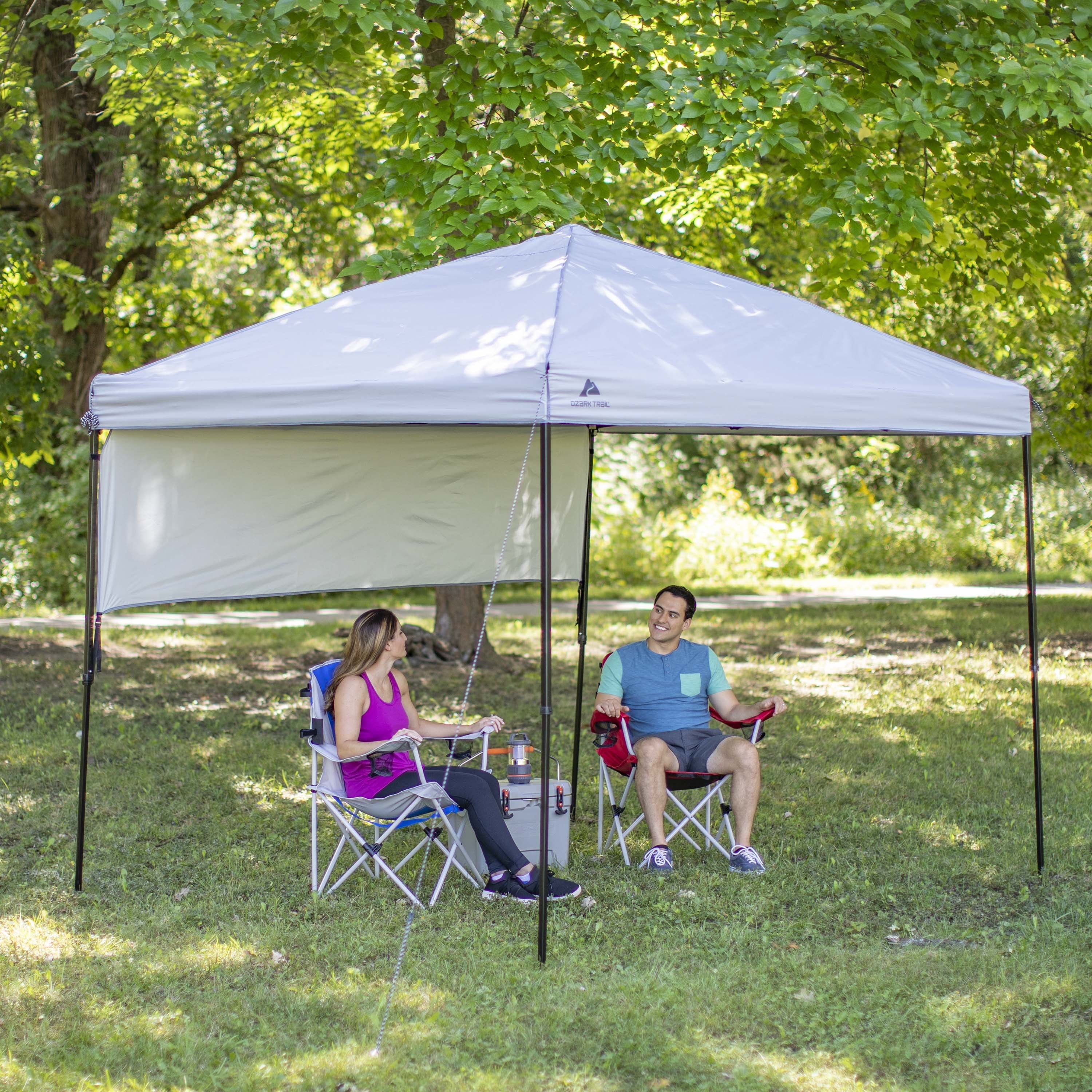 Ozark Trail 8' x 10' Gray Instant Outdoor Canopy