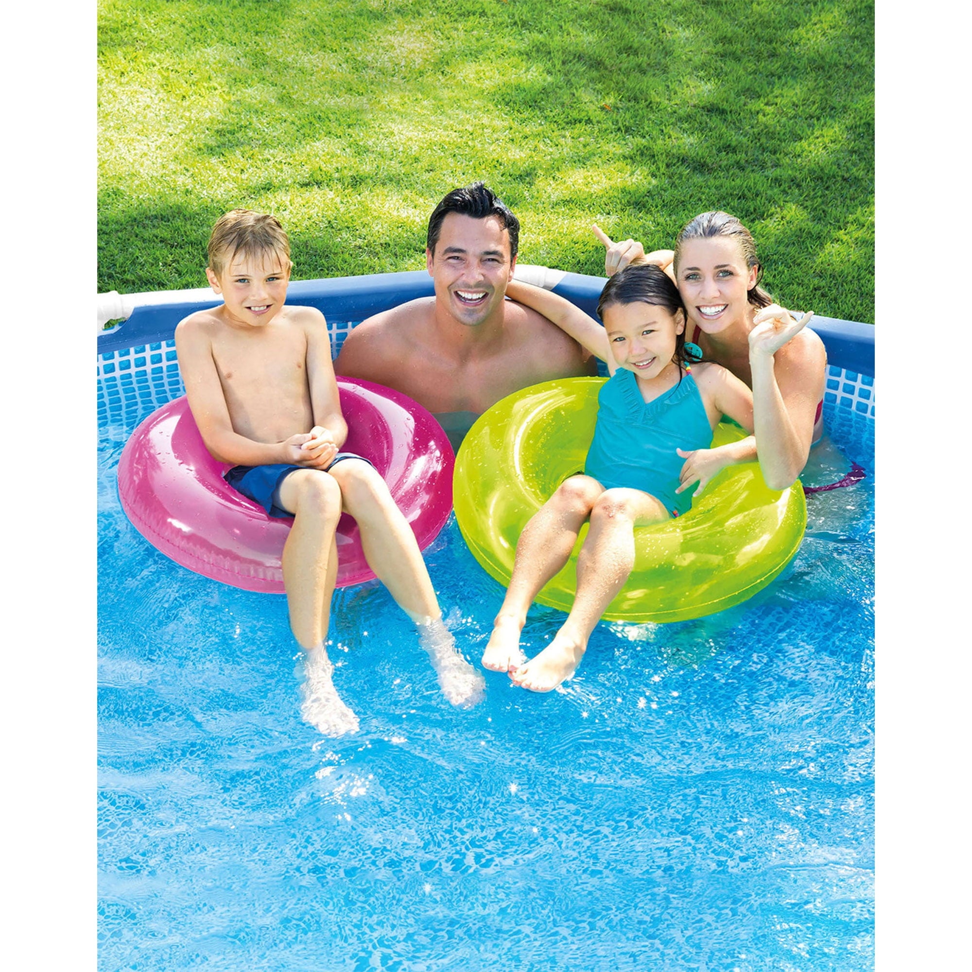 Intex 28206EH 10' x 30" Above Ground Steel Metal Frame Beachside Swimming Pool