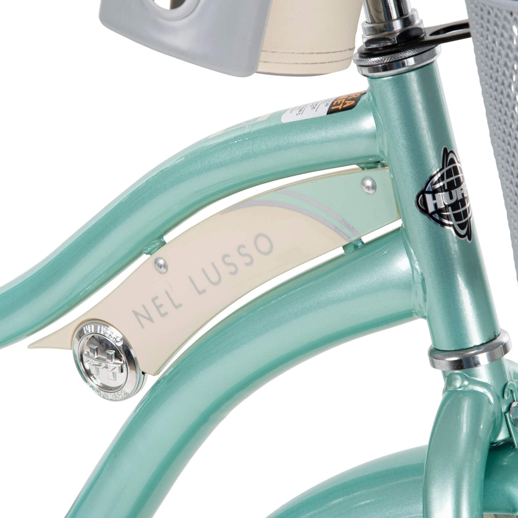 Huffy 26" Nel Lusso Classic Cruiser Bike with Perfect Fit Frame, Women's, Ages 13" Years, Light Blue